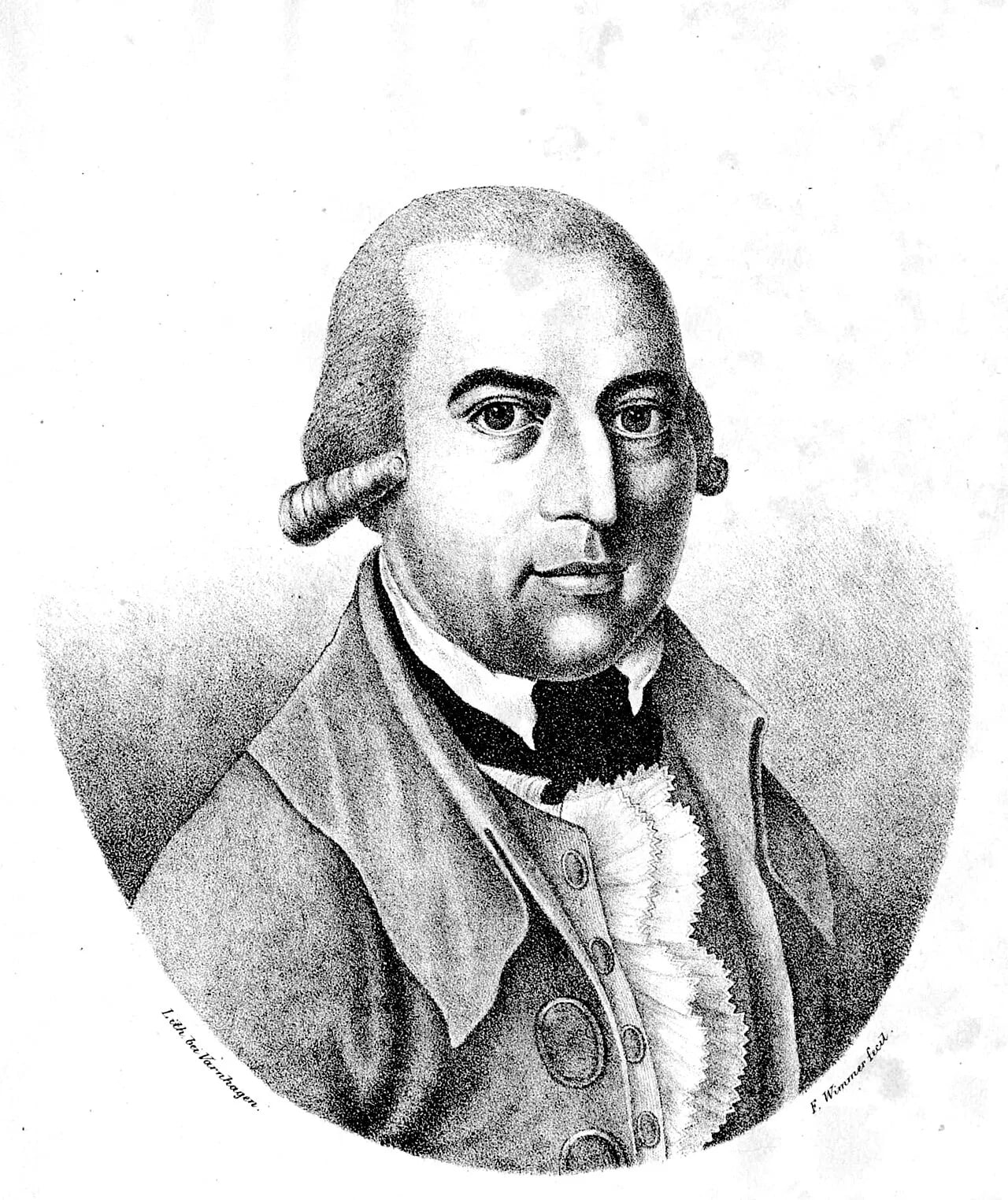 Porträt von Johann Gottfried Vierling (1750–1813) – Gedenkseite