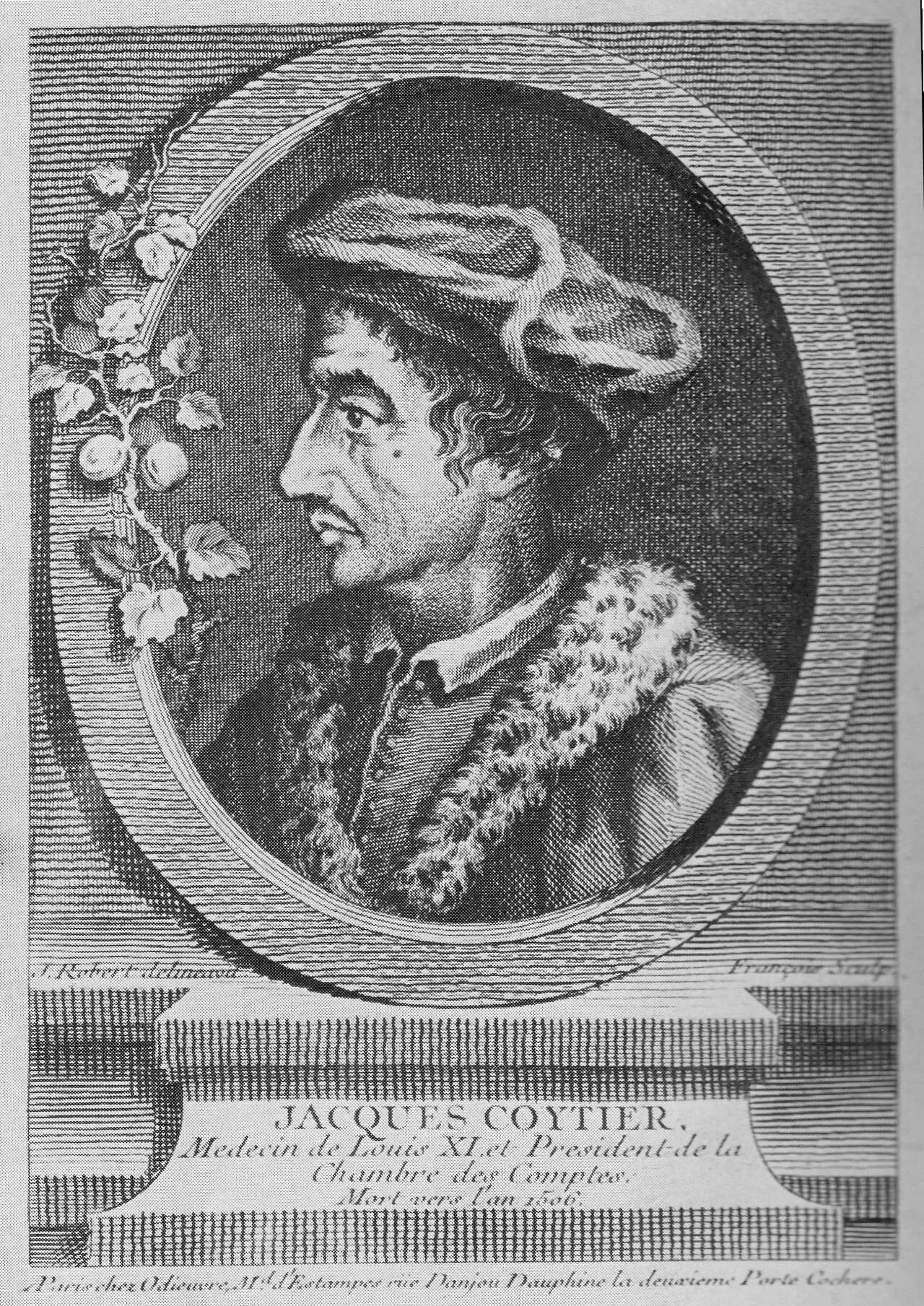 Portrait of Jacques Coitier (1430–1506) – memorial page