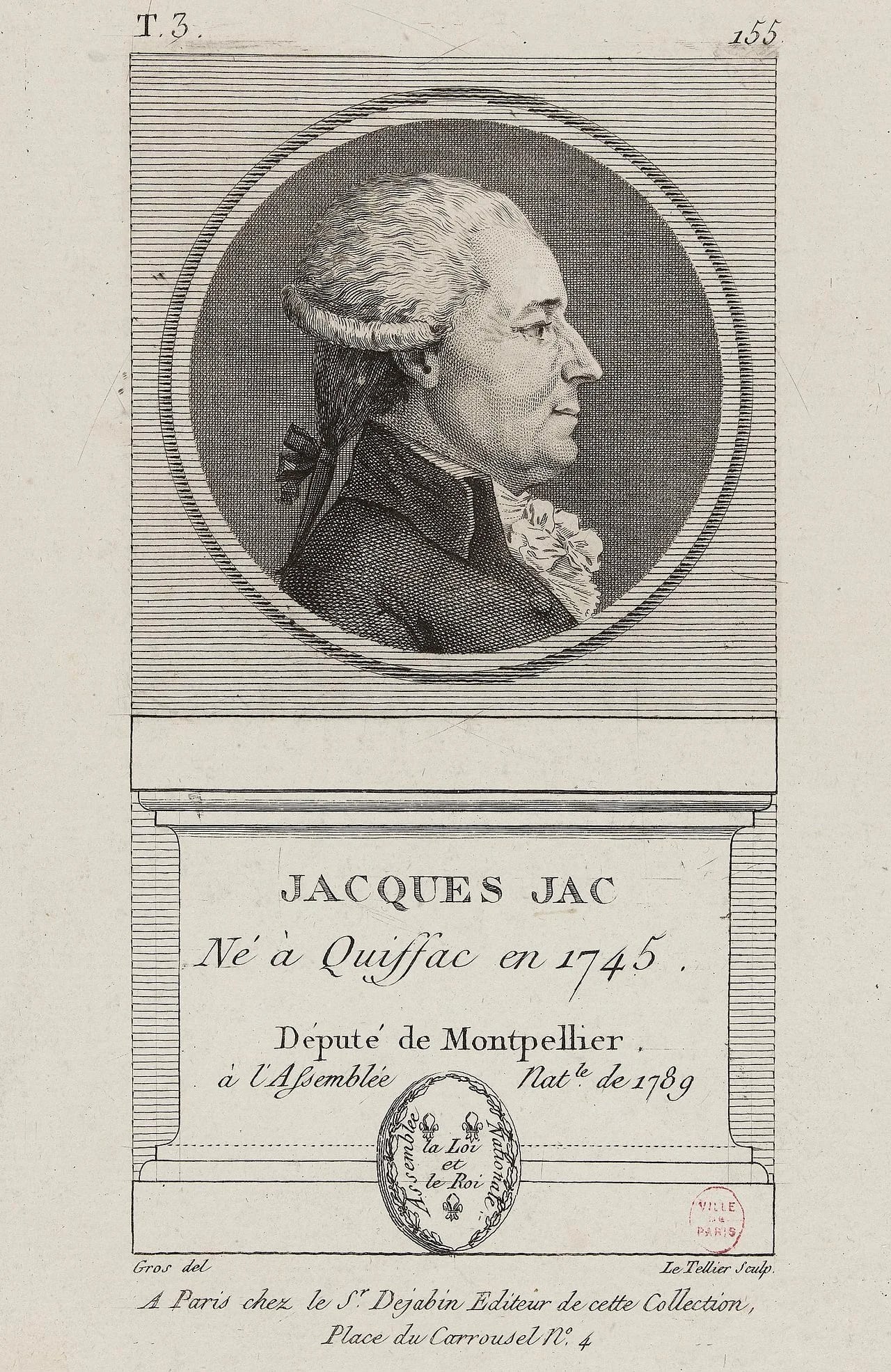 Portrait of Jacques Jac (1745–1803) – memorial page
