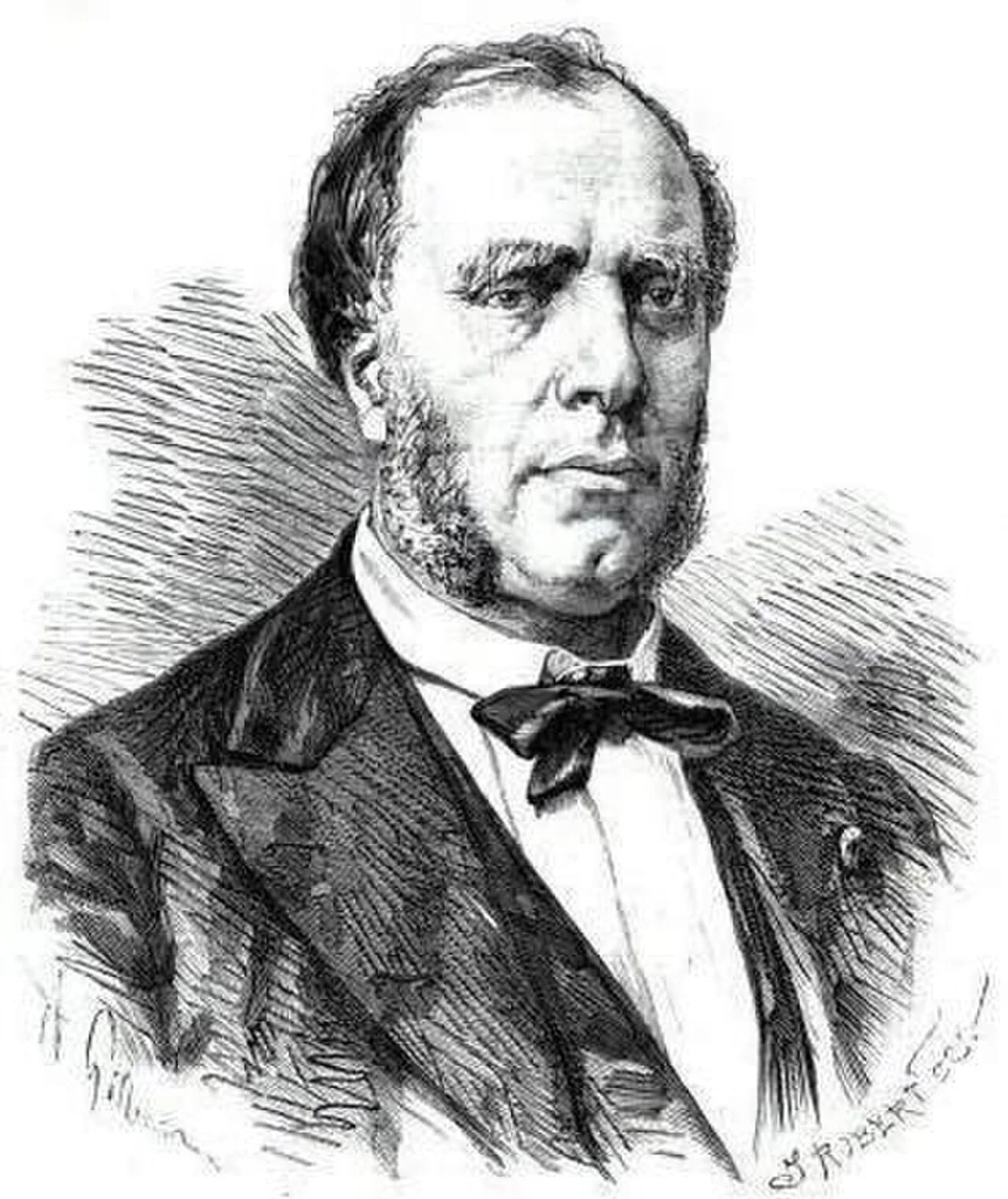 Porträt von Jacques Mège (1817–1878) – Gedenkseite