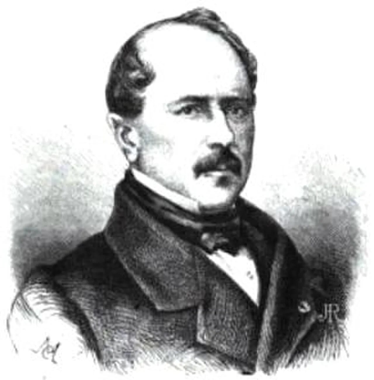 Porträt von Jean-Alexandre de Bourjolly (1791–1865) – Gedenkseite