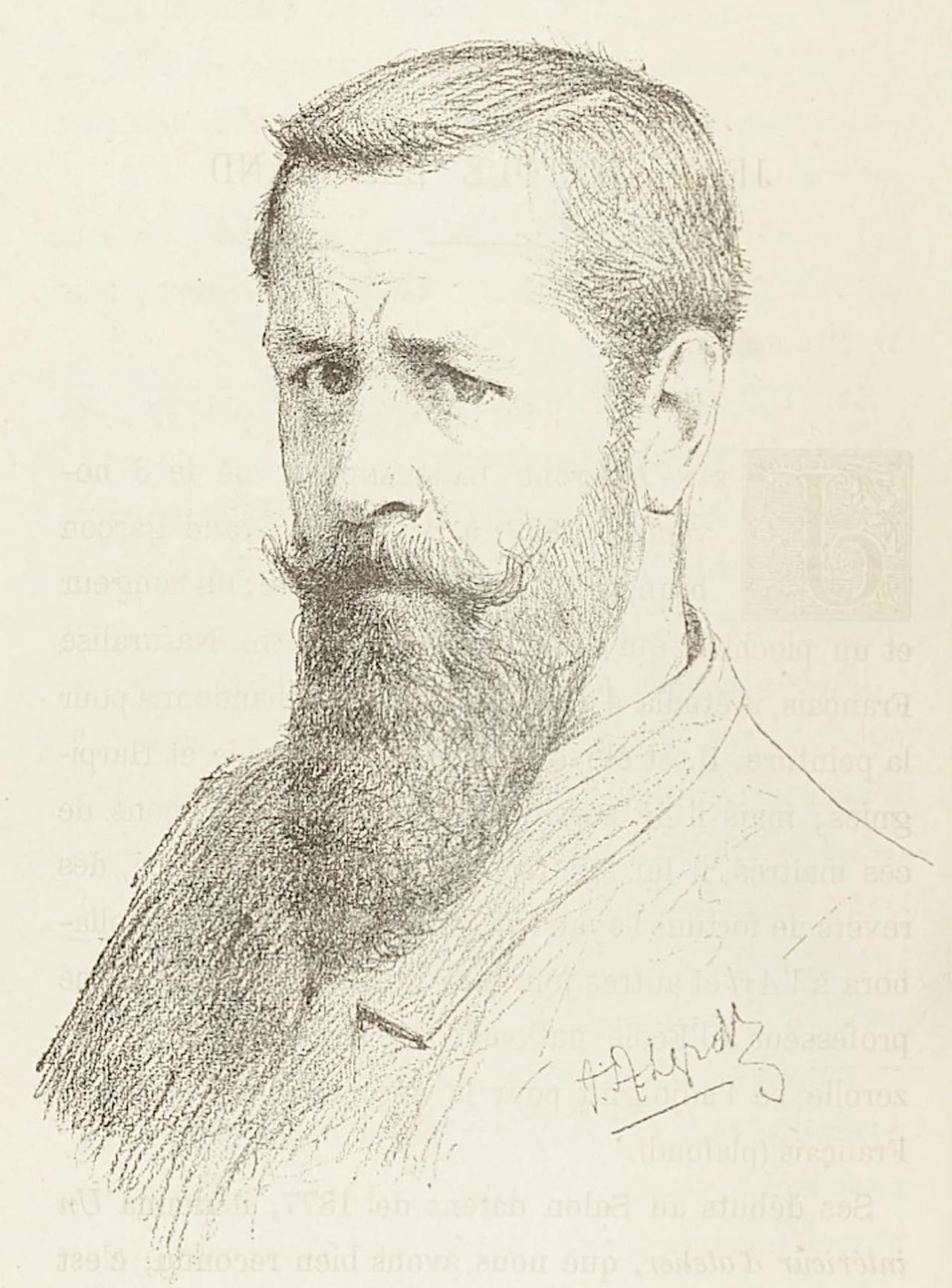 Portrait of Jean-Anatole Langrand (1849–1907) – memorial page