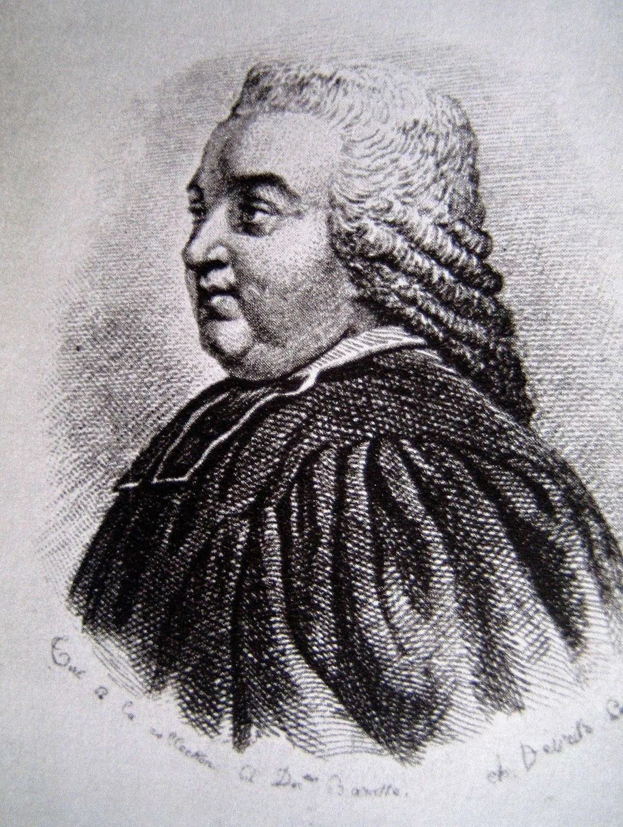 Porträt von Jean-Baptiste-Jacques Élie de Beaumont (1732–1786) – Gedenkseite