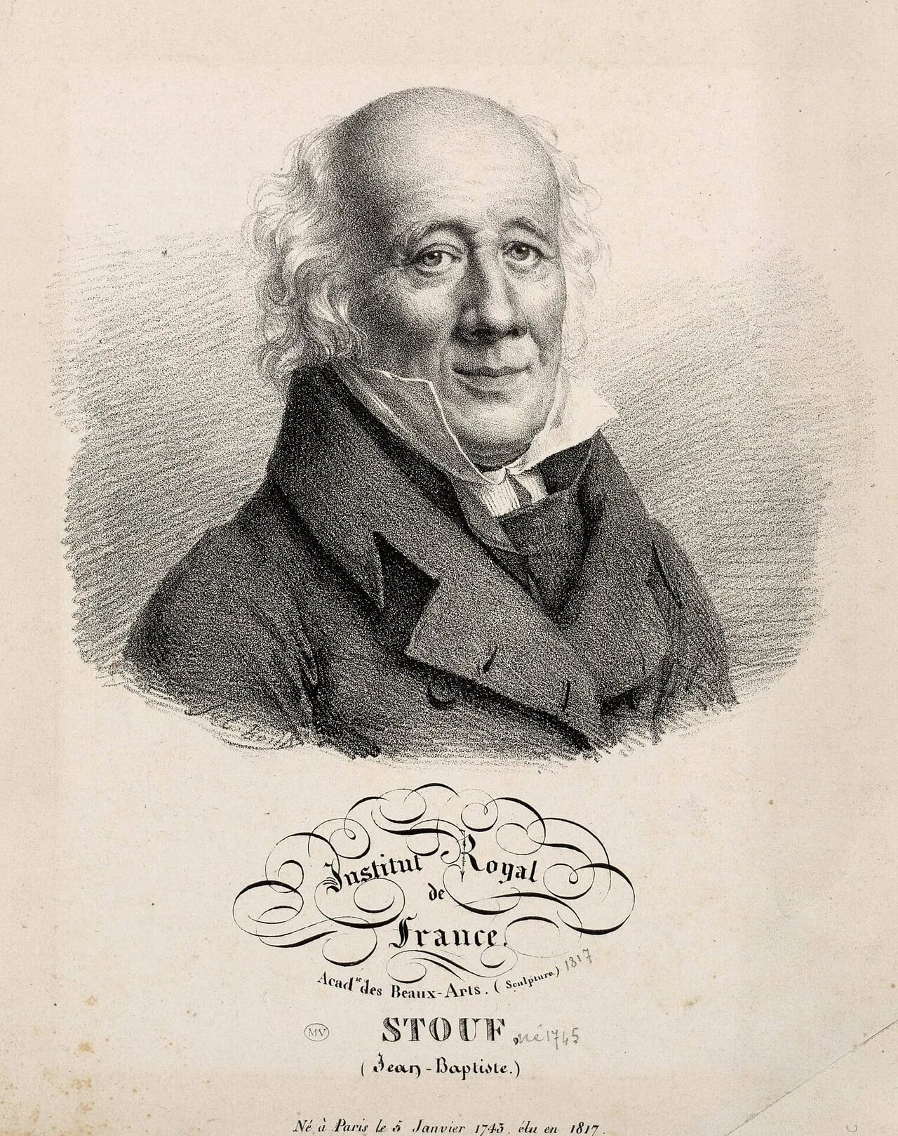 Porträt von Jean-Baptiste Stouf (1742–1826) – Gedenkseite