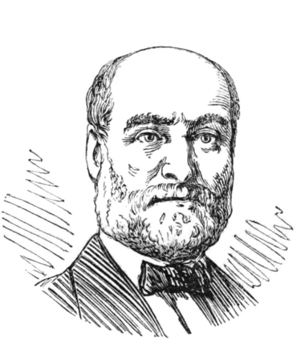 Porträt von Jean-Baptiste de Belcastel (1821–1890) – Gedenkseite