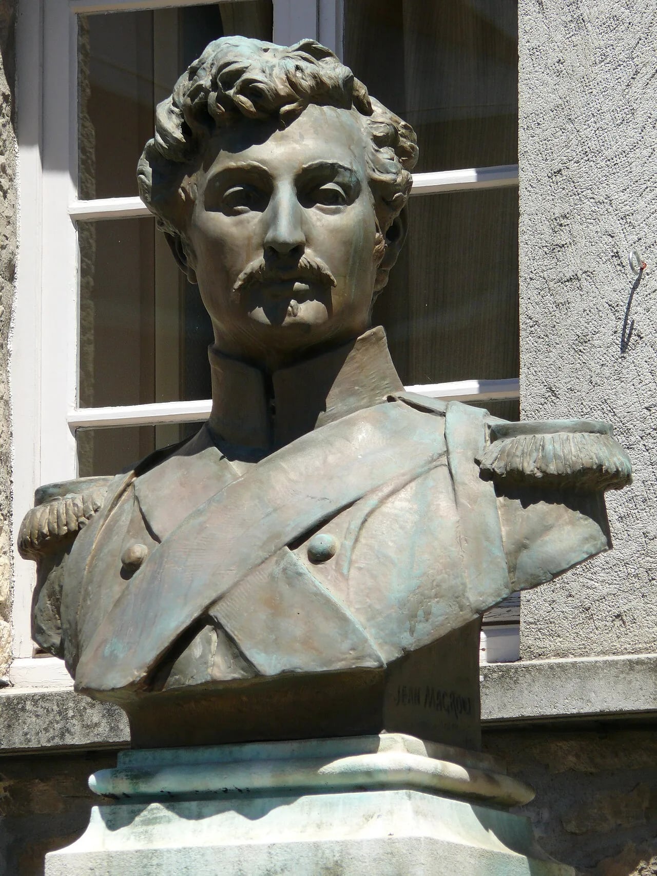Porträt von Jean-François-Louis-Clair Bories (1795–1822) – Gedenkseite