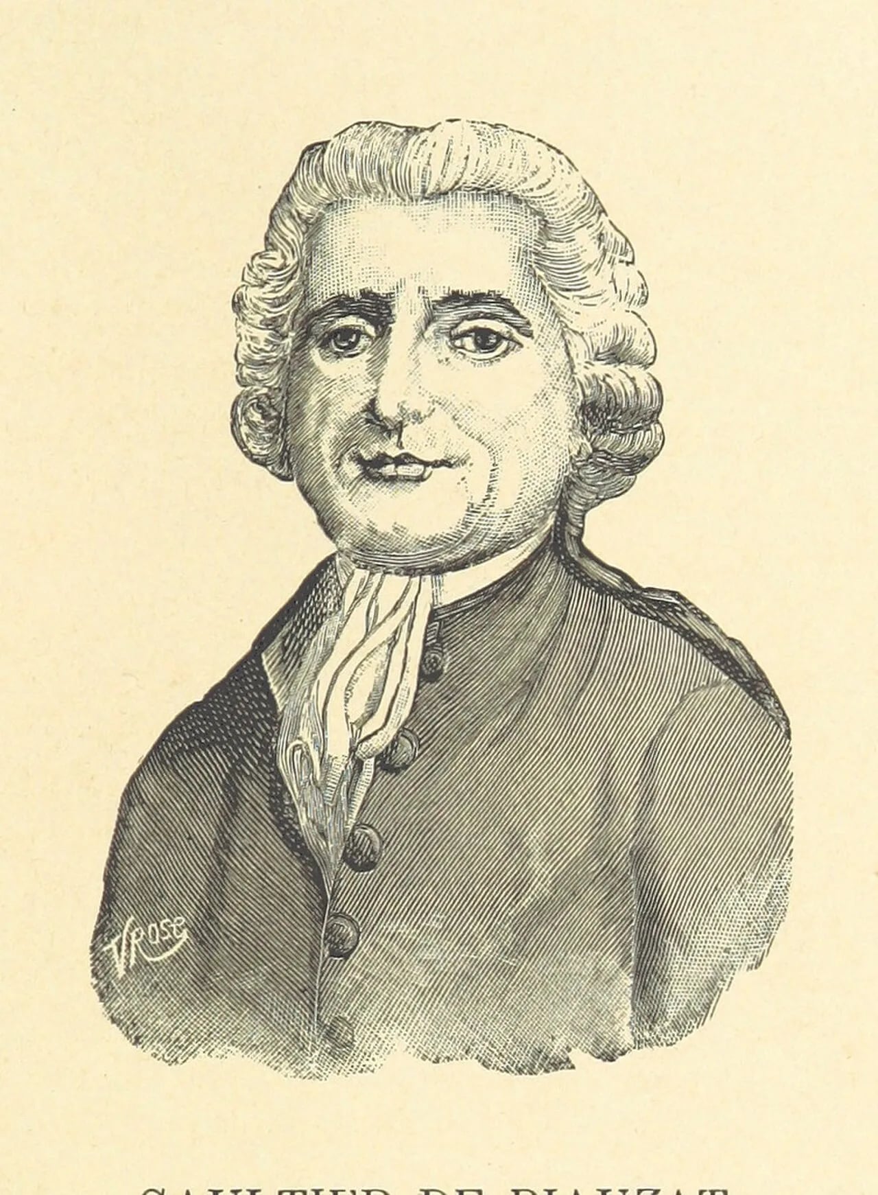 Porträt von Jean-François Gaultier de Biauzat (1739–1815) – Gedenkseite