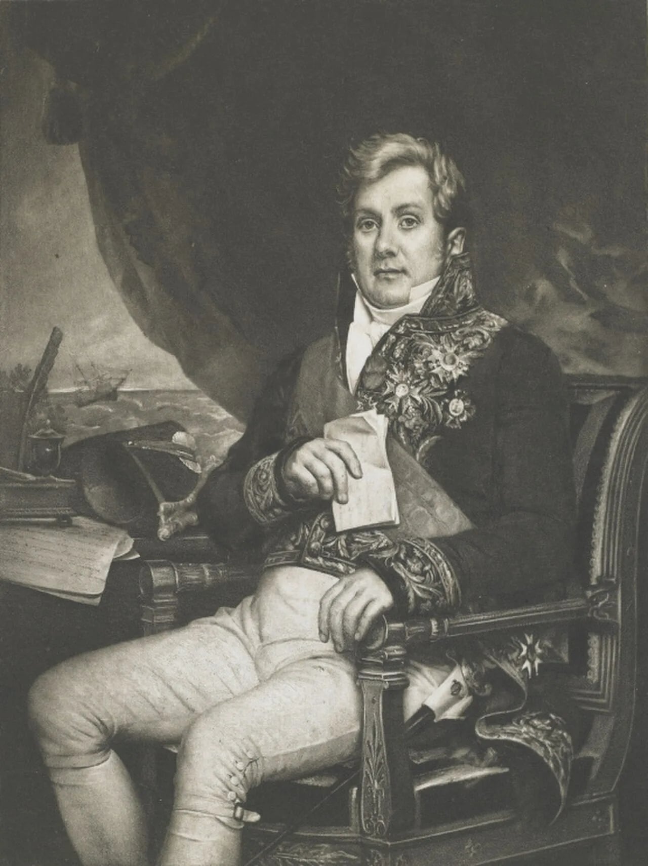Porträt von Jean-Guillaume Hyde de Neuville (1776–1858) – Gedenkseite