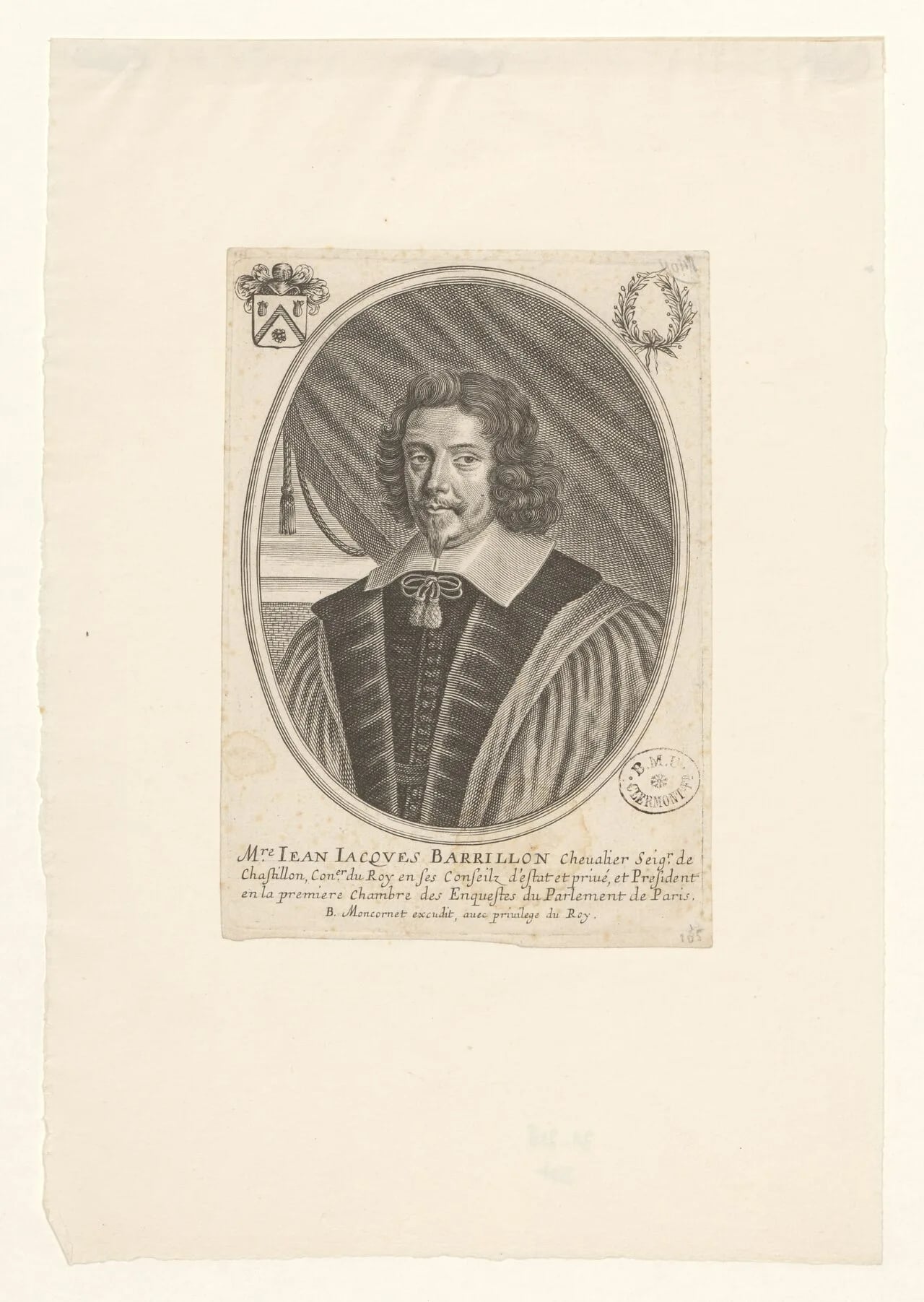 Portrait of Jean-Jacques de Barillon (1601–1645) – memorial page