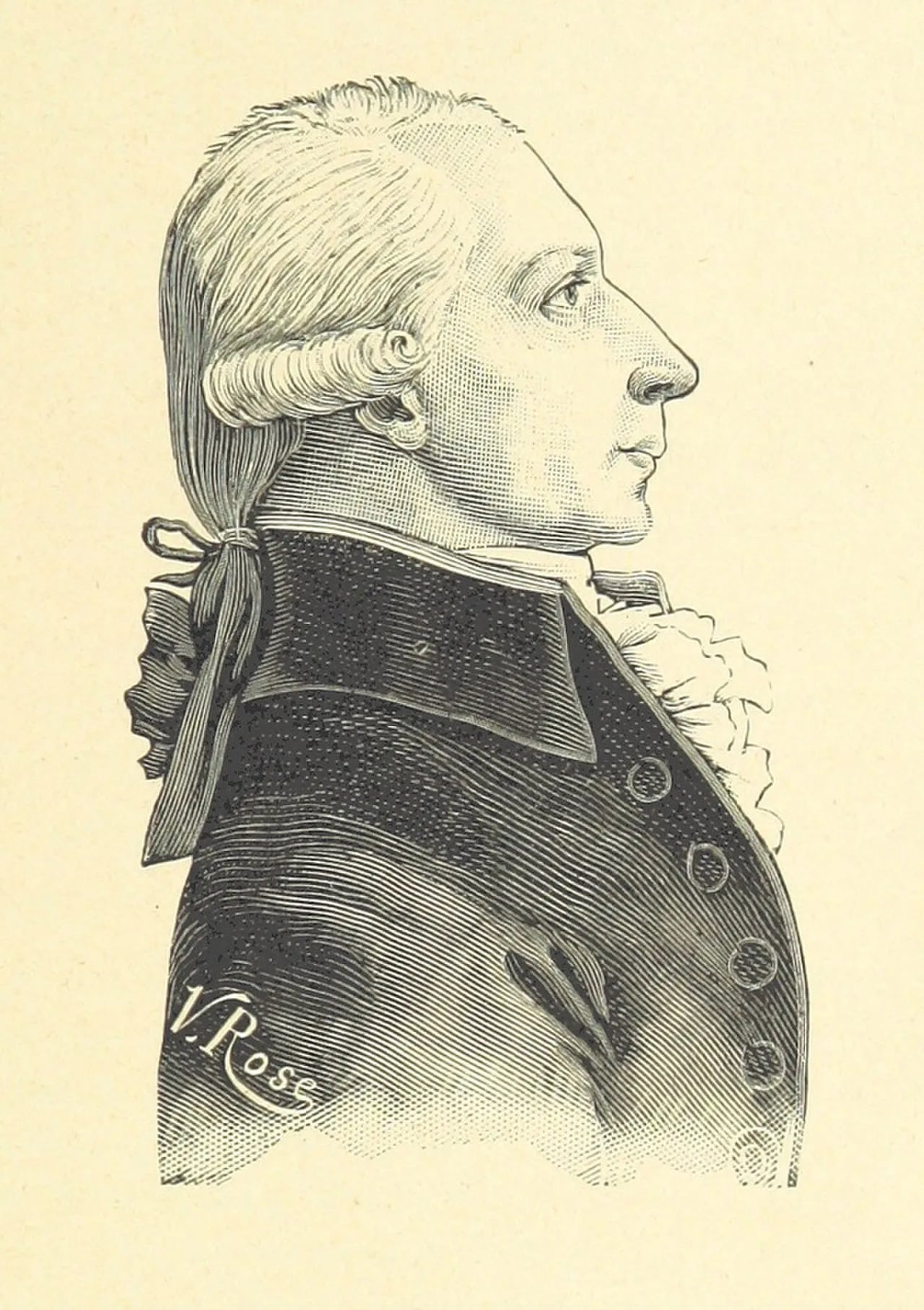 Porträt von Jean-Joseph Vimal-Flouvat (1737–1810) – Gedenkseite