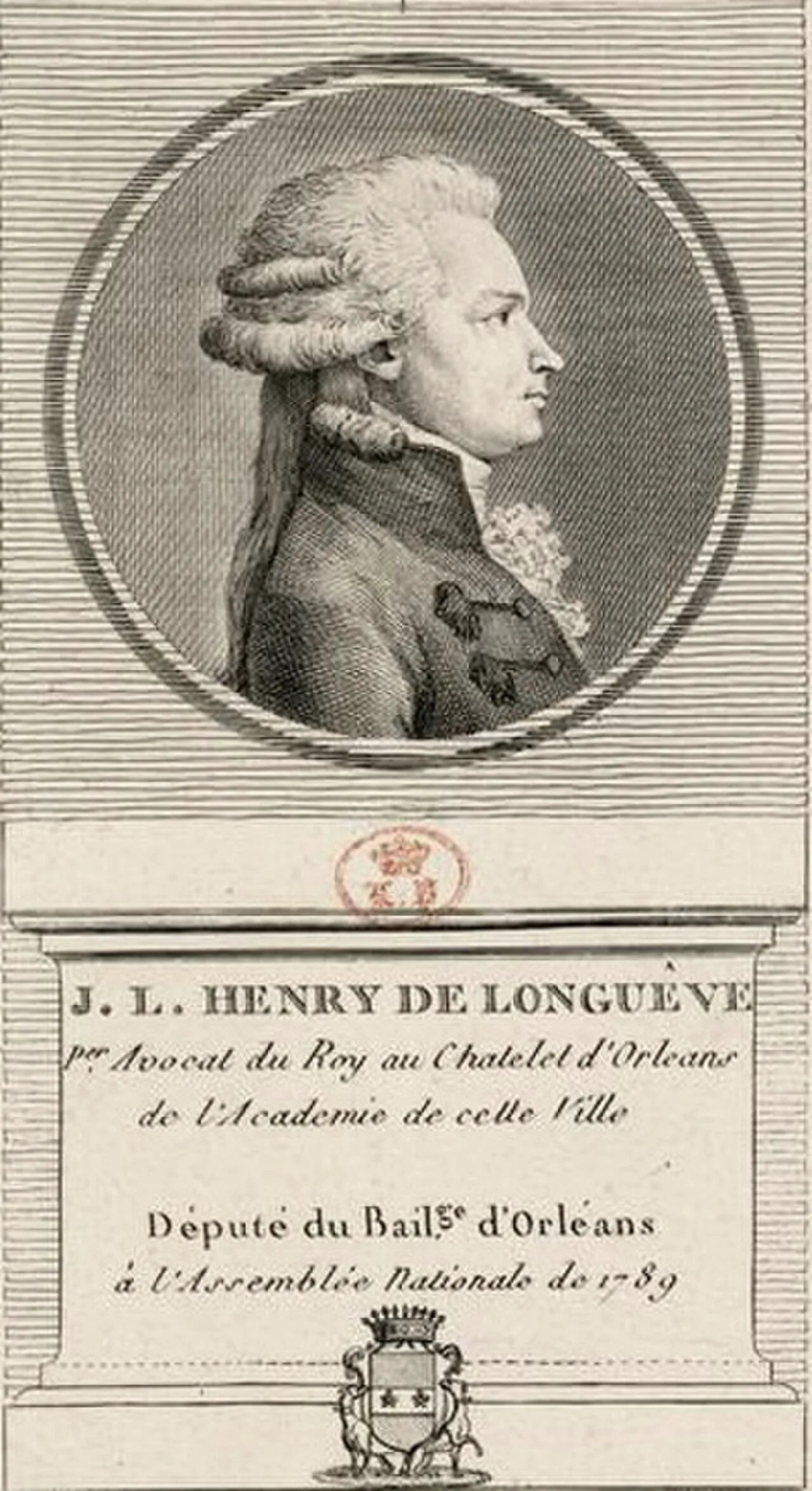 Portrait of Jean-Louis Henry de Longuêve (1752–1841) – memorial page