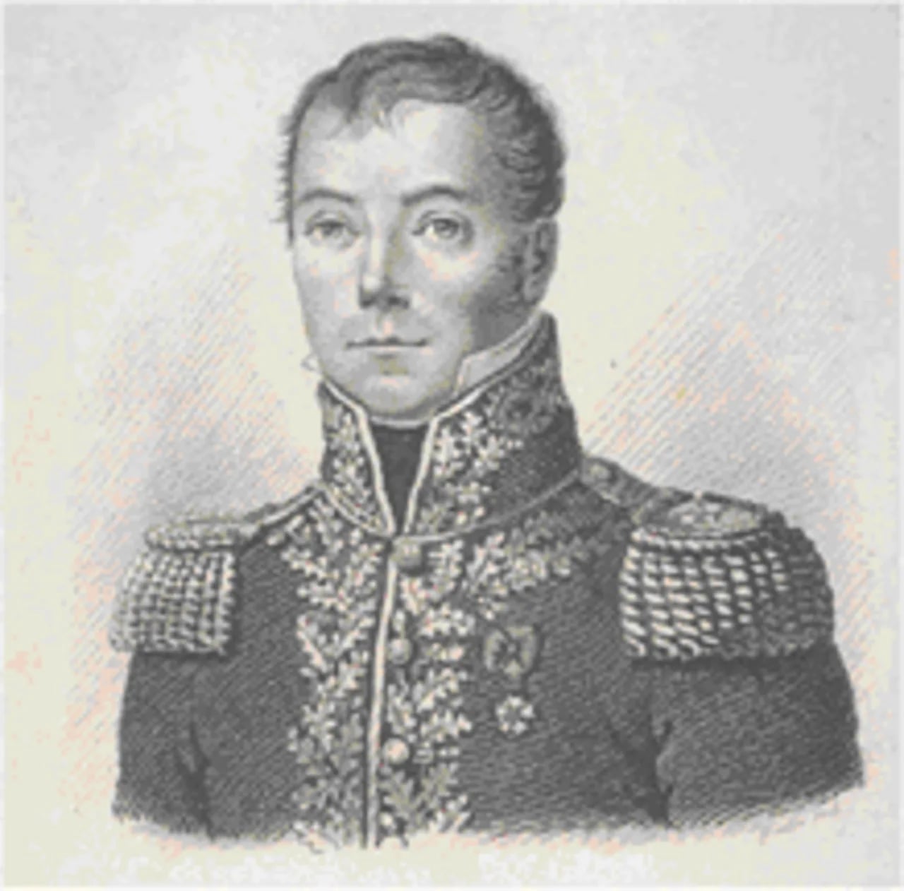 Porträt von Jean-Pierre Béchaud (1770–1814) – Gedenkseite