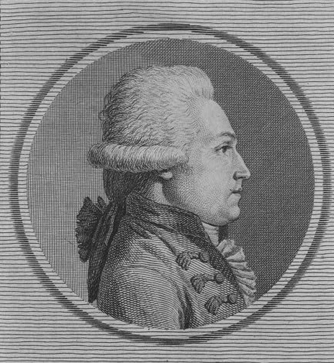 Porträt von Jean-Xavier Bureau de Pusy (1750–1806) – Gedenkseite