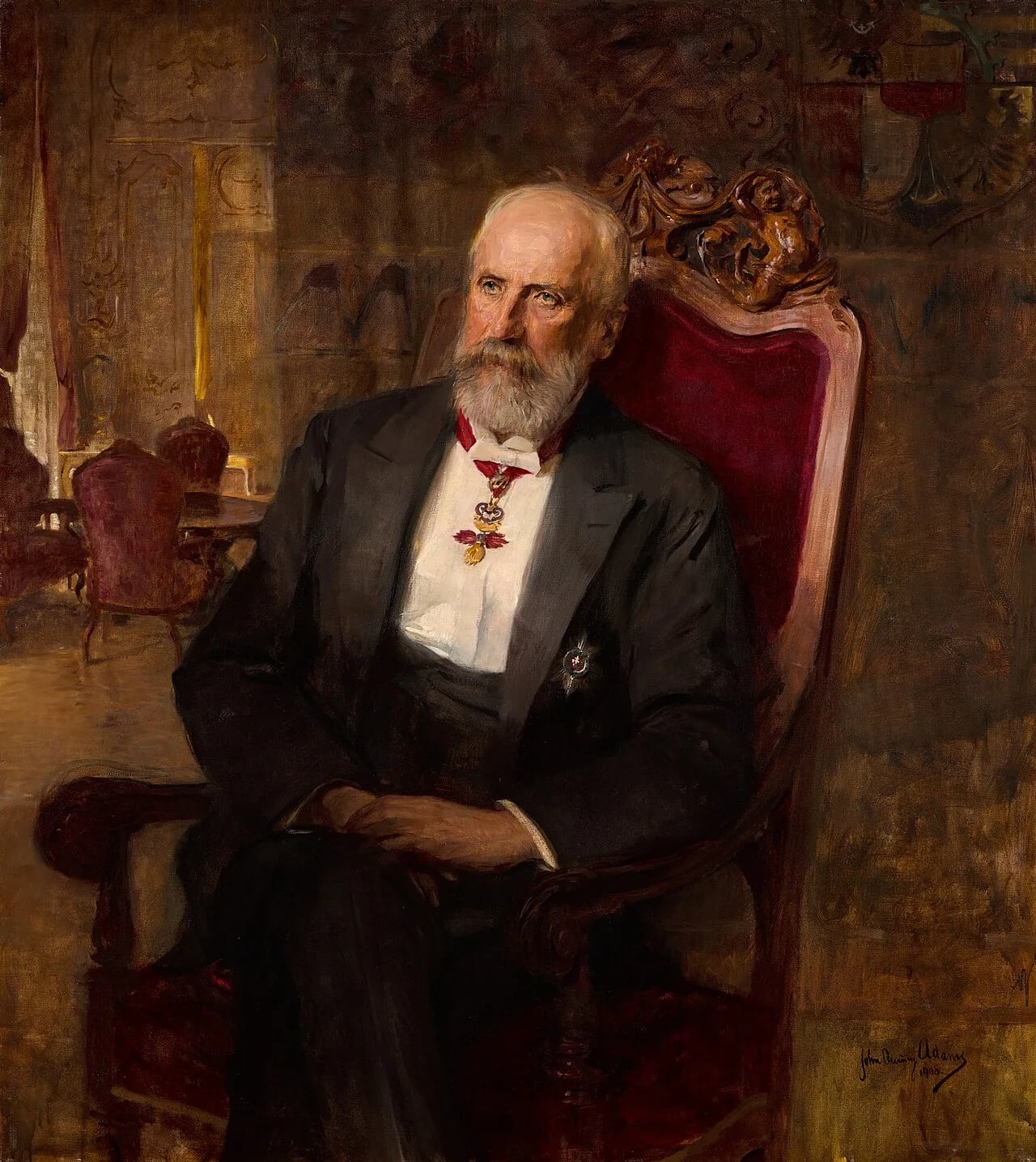 Porträt von Johann II. (1840–1929) – Gedenkseite
