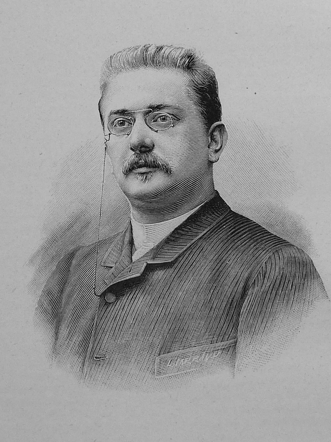 Porträt von Jean Baptiste François René Koehler (1860–1931) – Gedenkseite