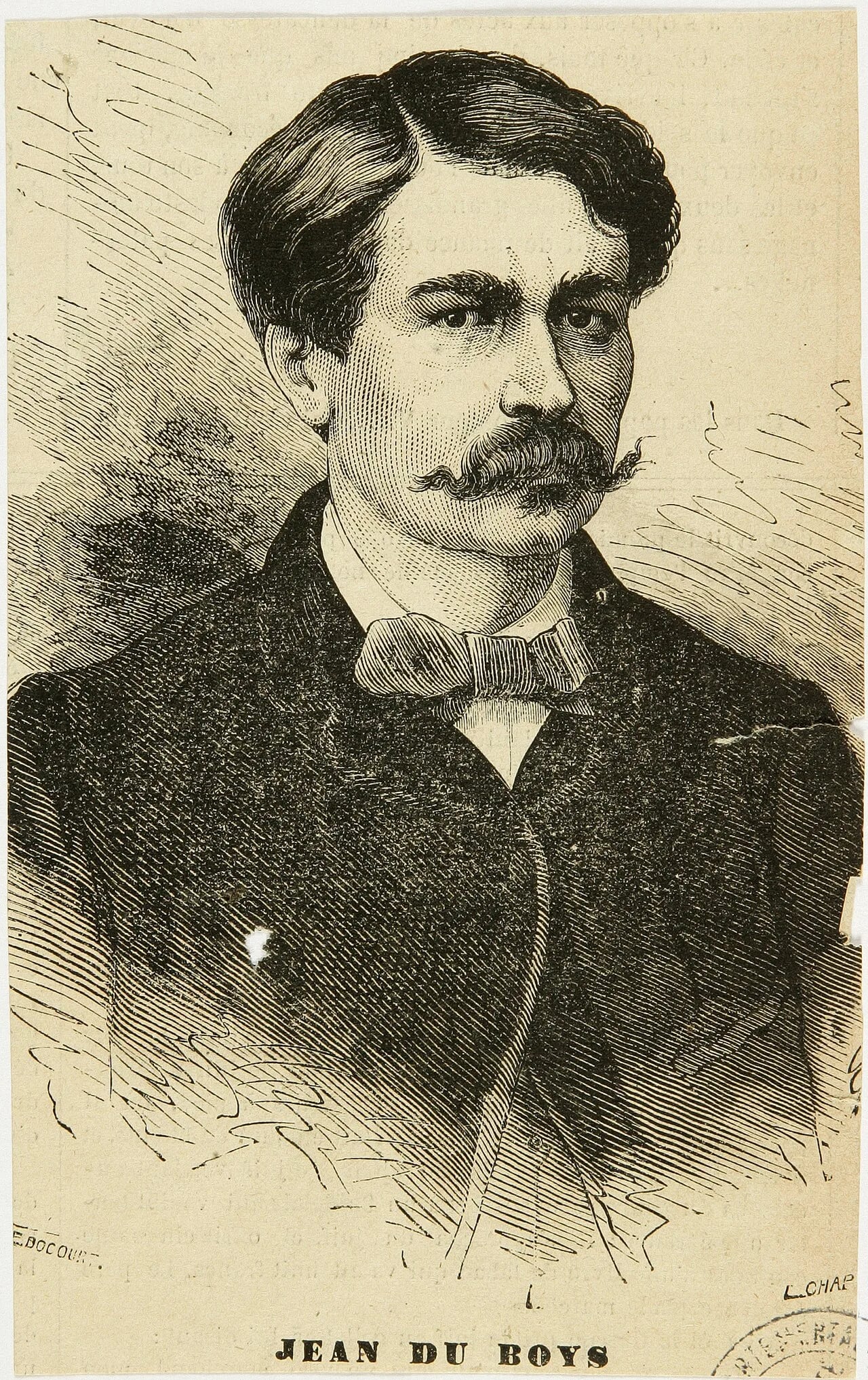 Portrait of Jean Duboys (1836–1873) – memorial page