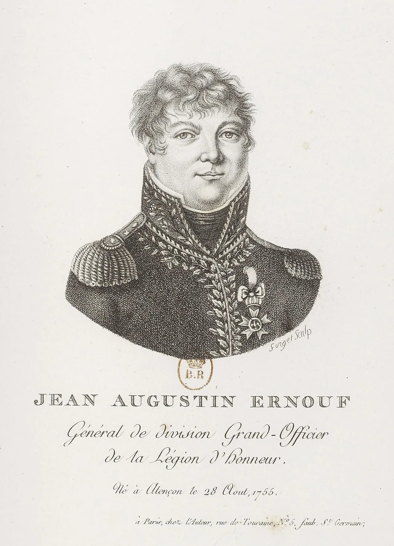 Portrait of Jean Augustin Ernouf (1753–1827) – memorial page