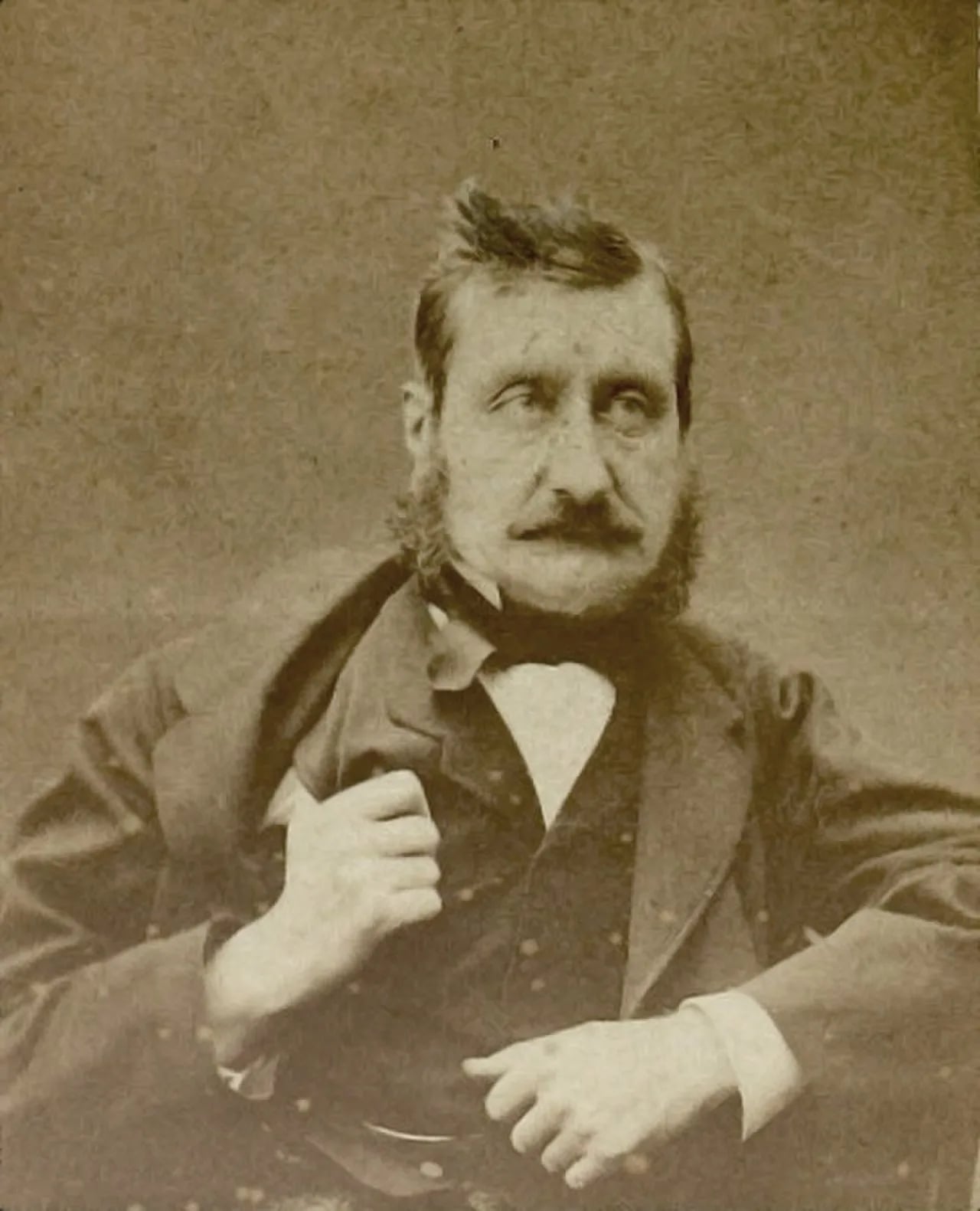 Porträt von Jean-François-Albert du Pouget Nadaillac (1818–1904) – Gedenkseite