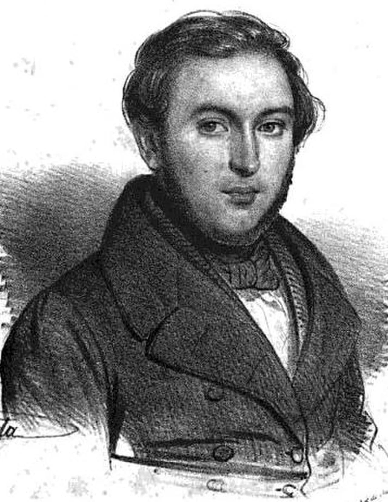 Porträt von Jean Giraudeau de Saint-Gervais (1801–1861) – Gedenkseite