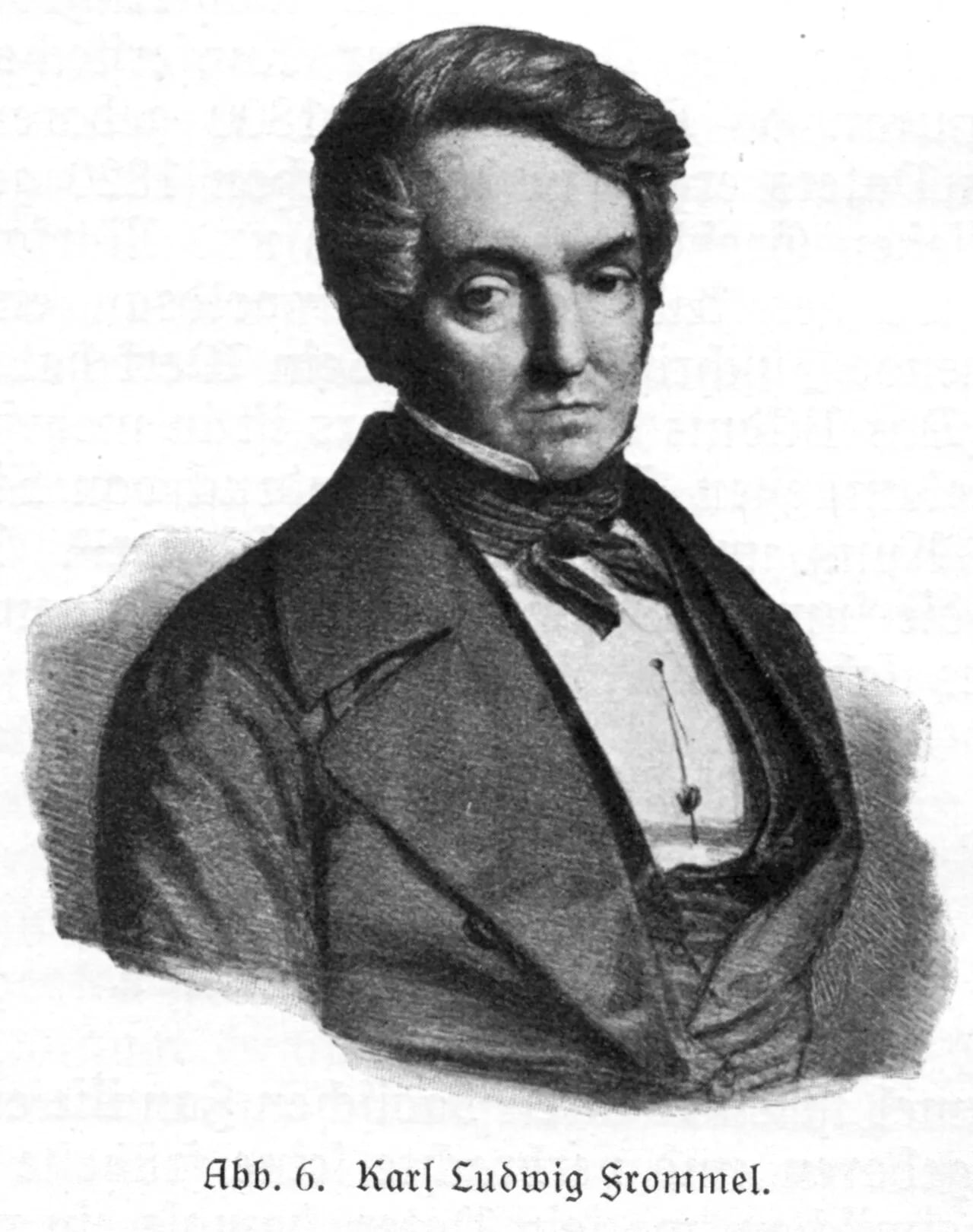 Porträt von Carl Ludwig Frommel (1789–1863) – Gedenkseite