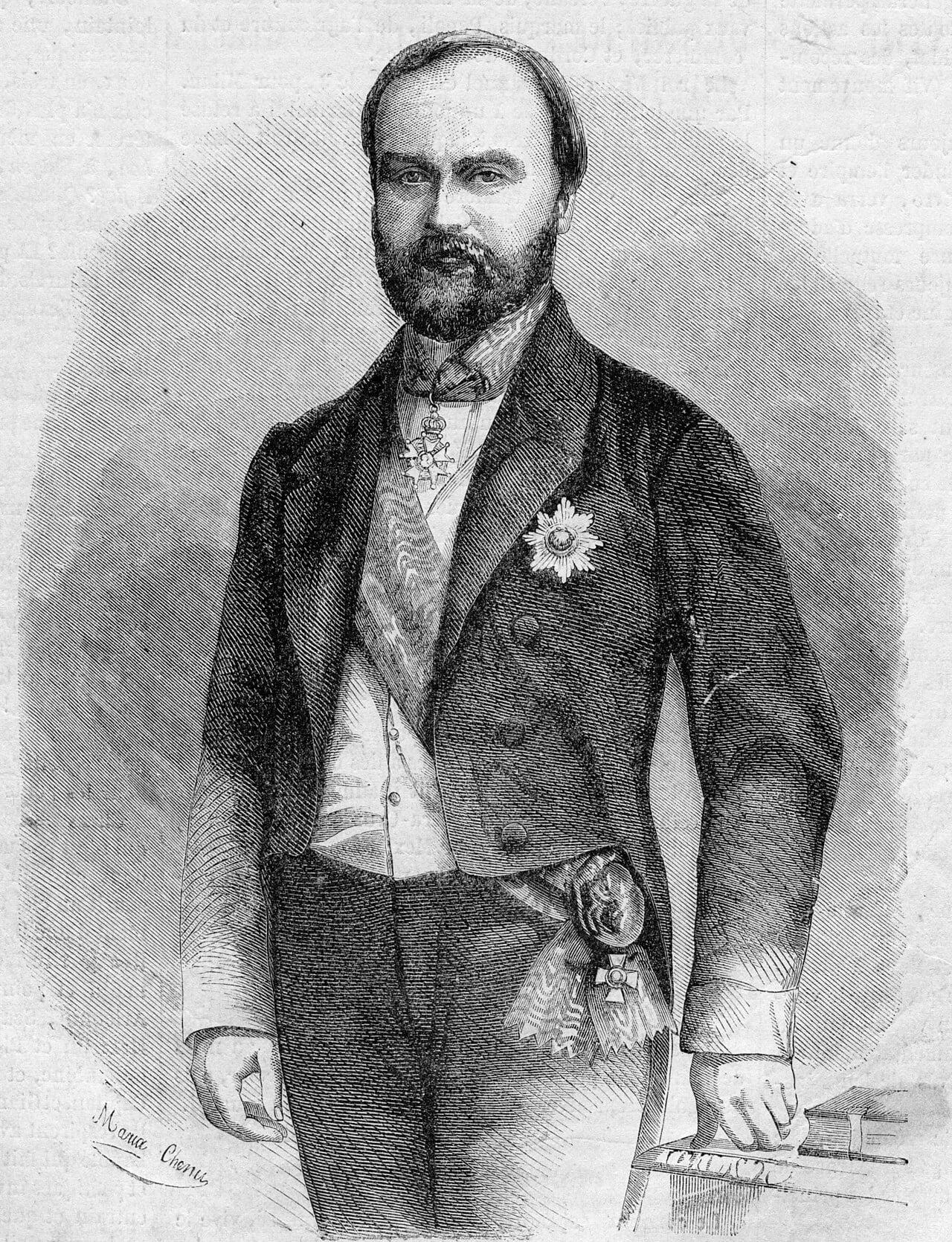 Portrait of Alphonse Dubois de Saligny (1809–1888) – memorial page