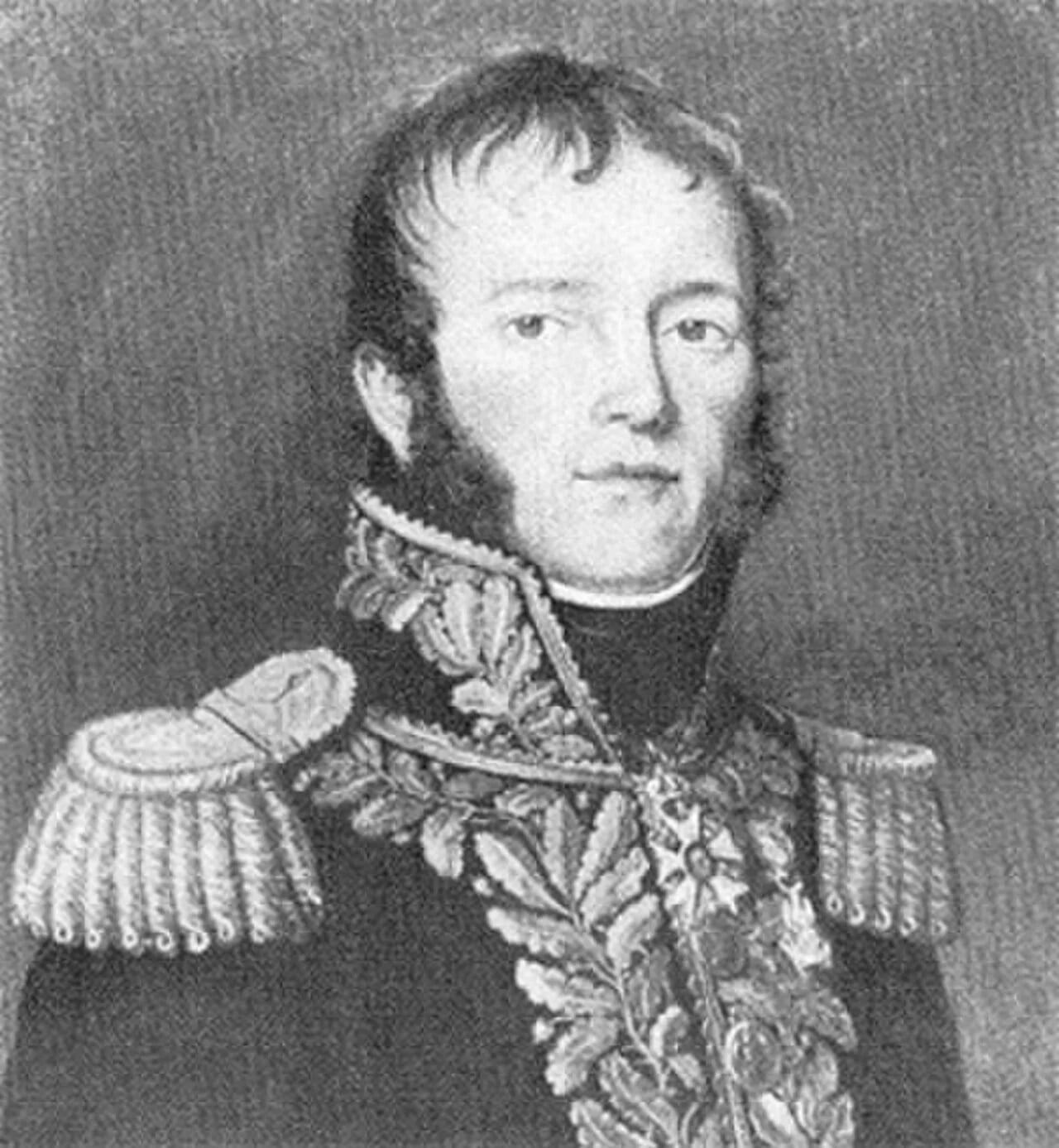Porträt von Jean Raymond Charles Bourke (1772–1847) – Gedenkseite