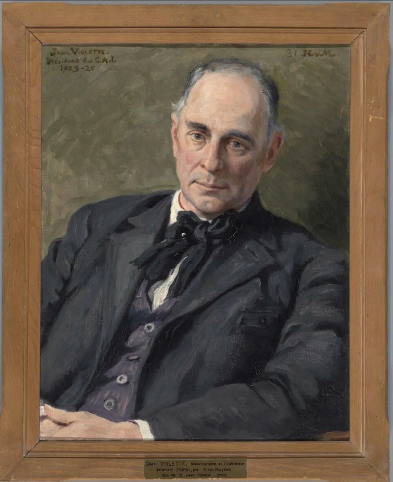 Portrait of Jean Violette (1876–1964) – memorial page