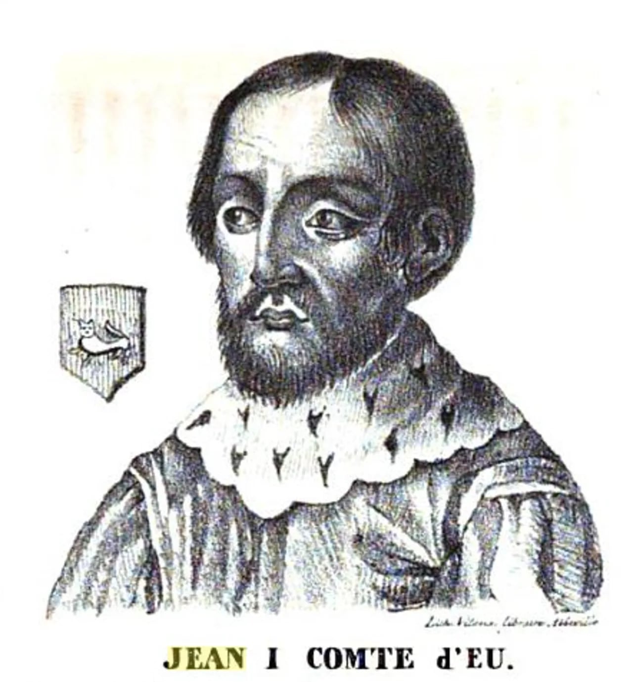 Portrait of John, Count of Eu (1130–1170) – memorial page