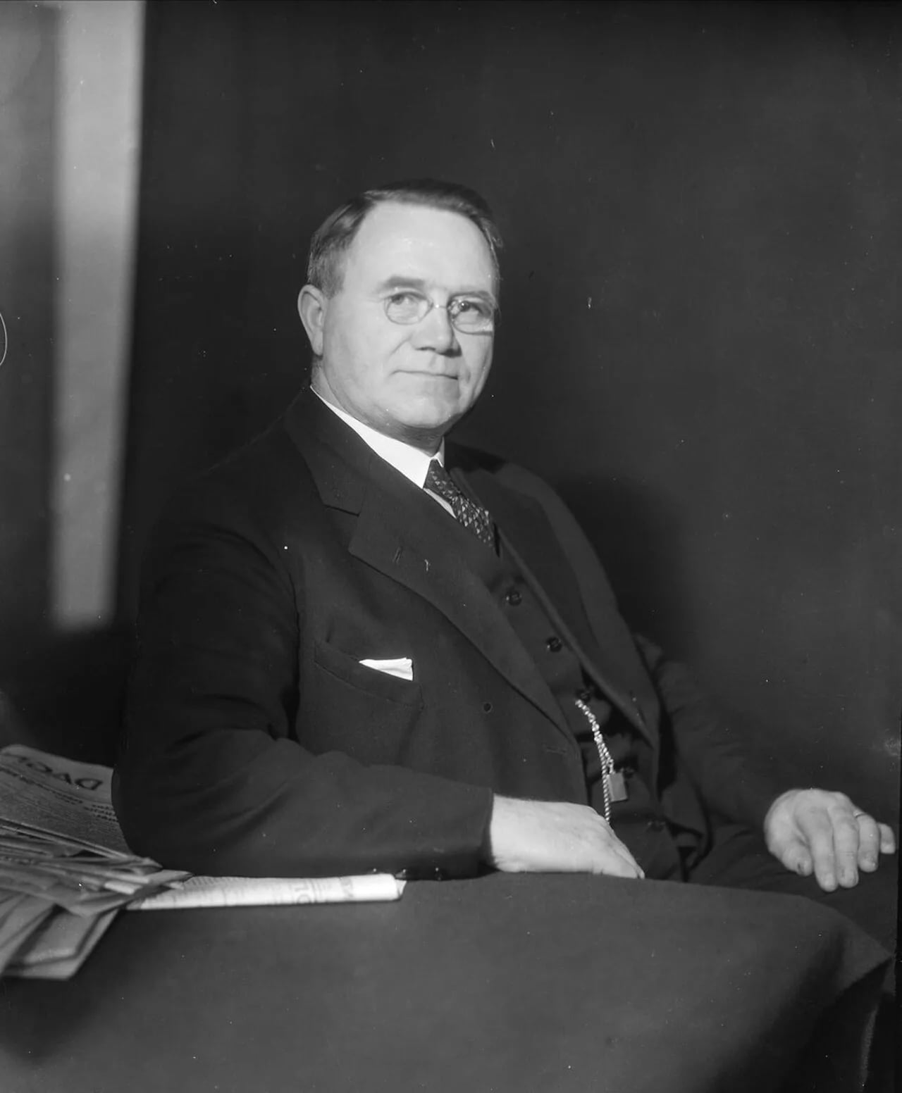 Portrait of Johan Nygaardsvold (1879–1952) – memorial page