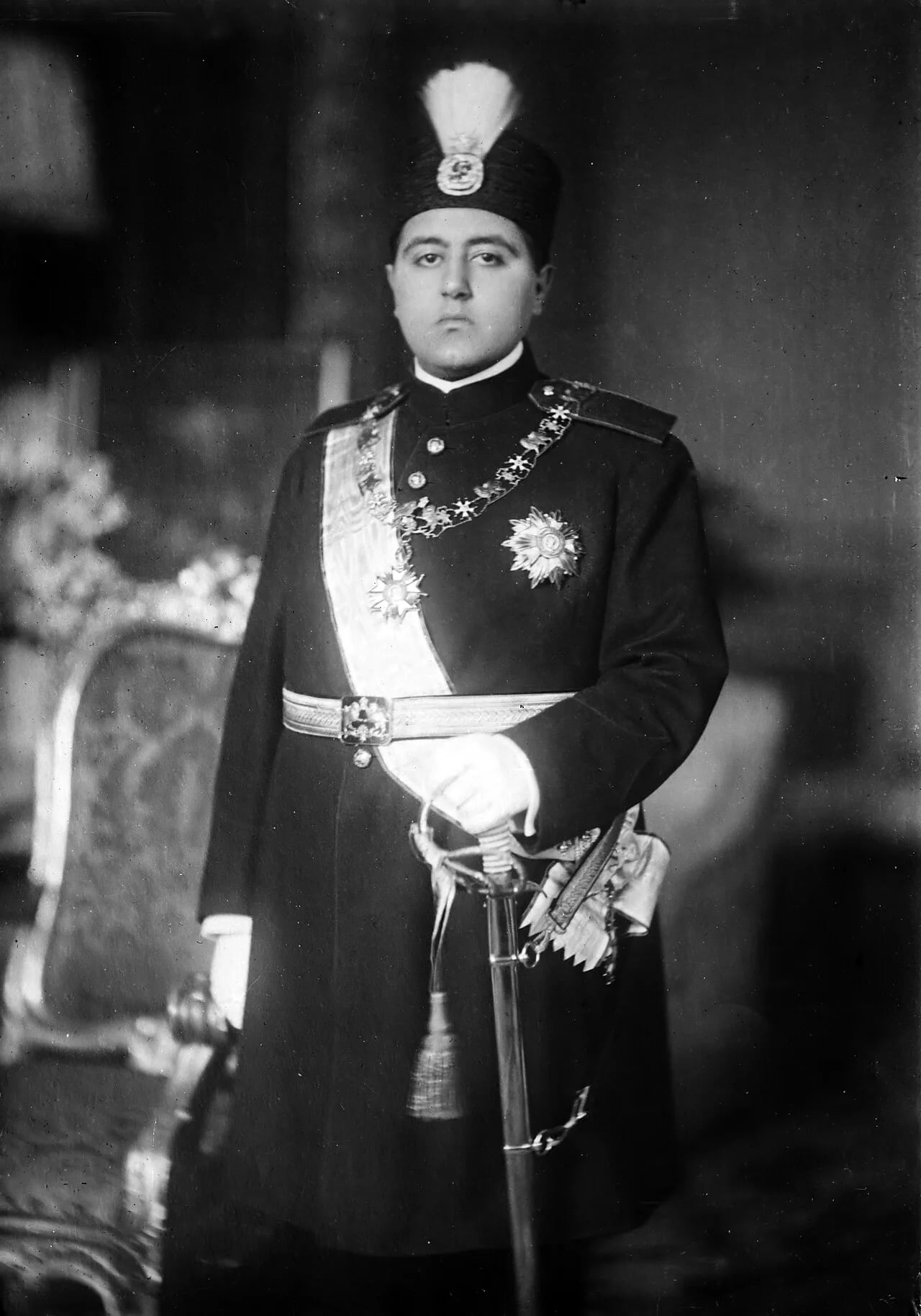 Portrait of Ahmad Schah Kadschar (1898–1930) – memorial page