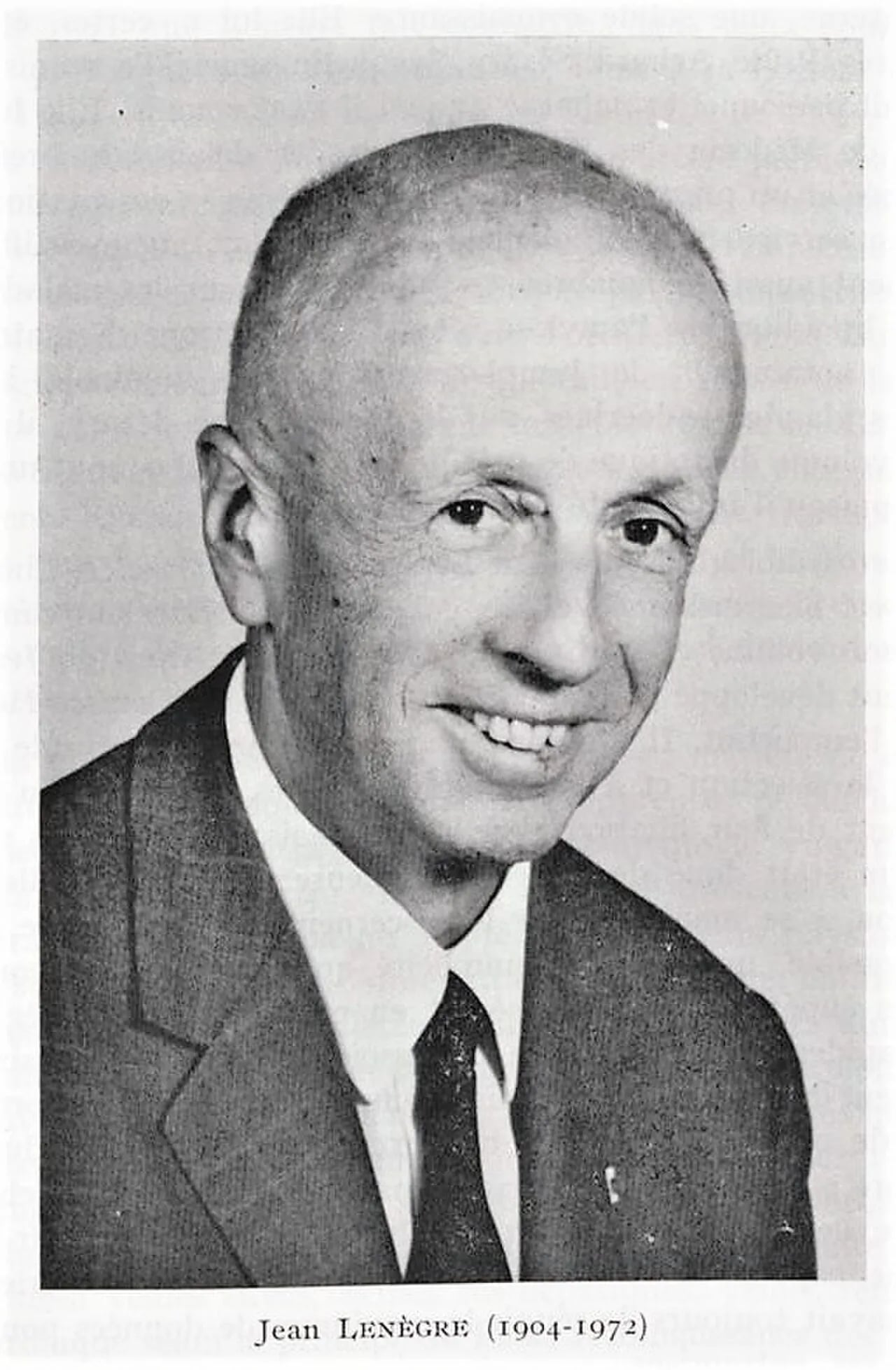 Porträt von Jean Lenègre (1904–1972) – Gedenkseite