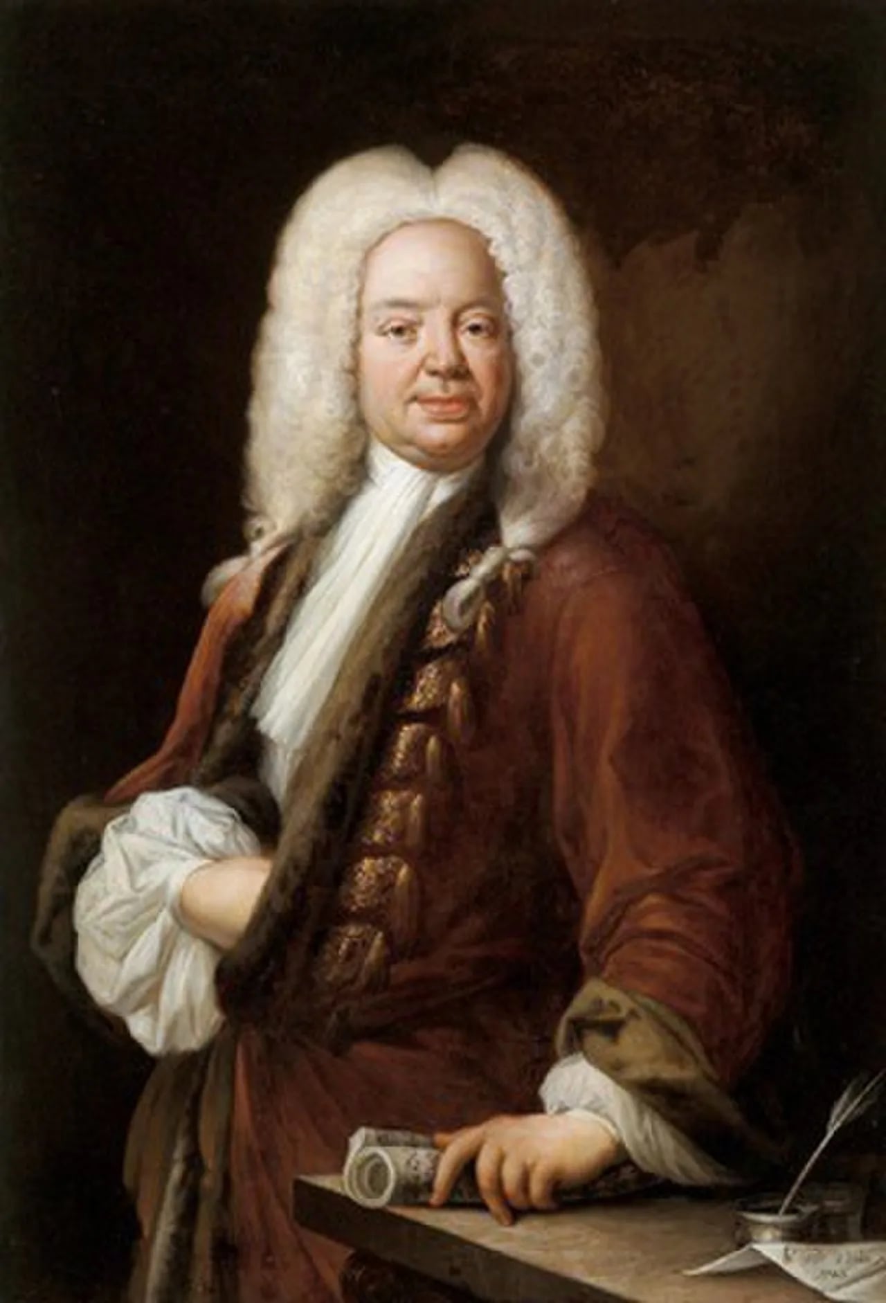 Porträt von Georg Caspar Schürmann (1672–1751) – Gedenkseite