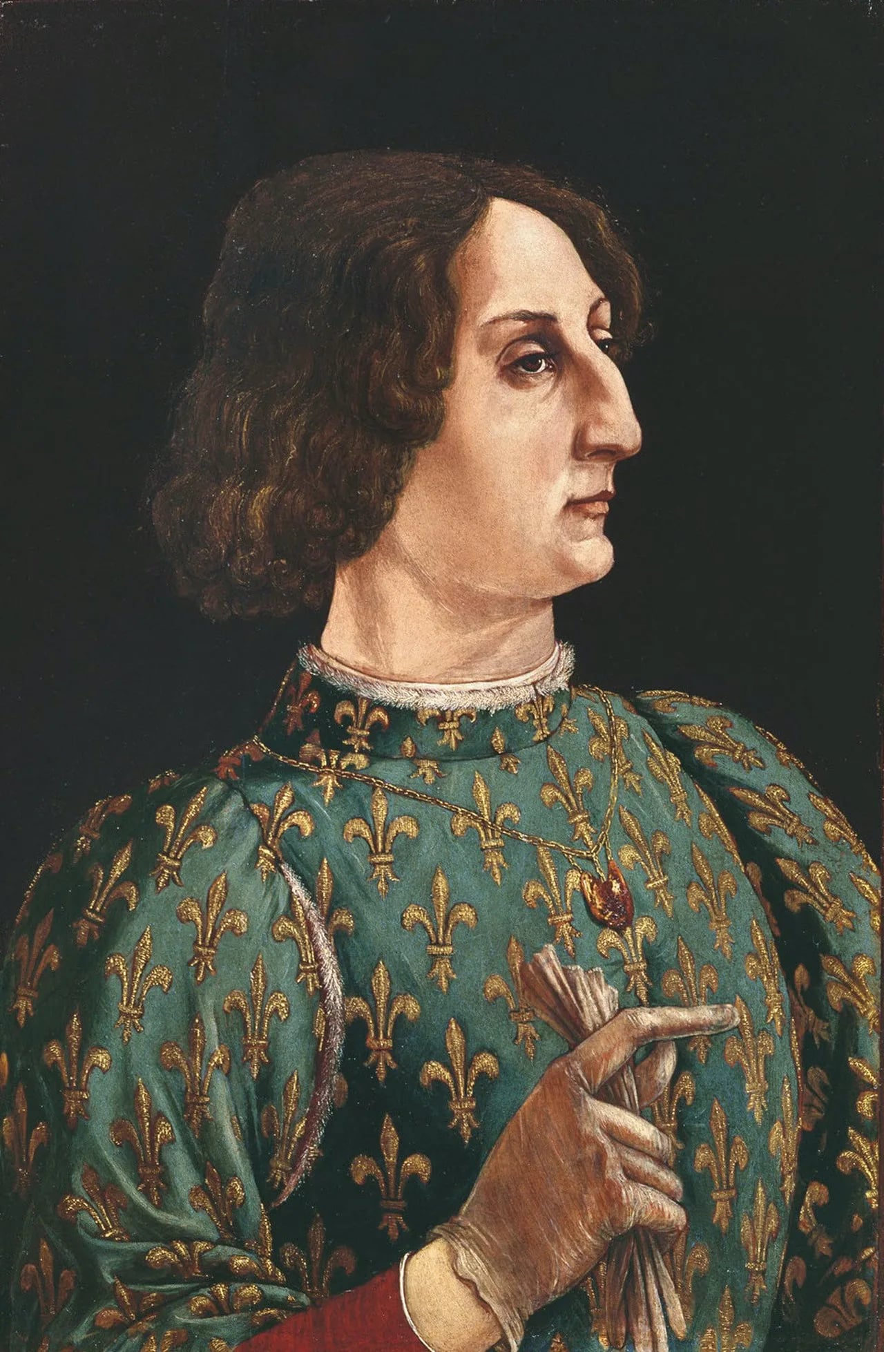 Porträt von Galeazzo Maria Sforza (1444–1476) – Gedenkseite