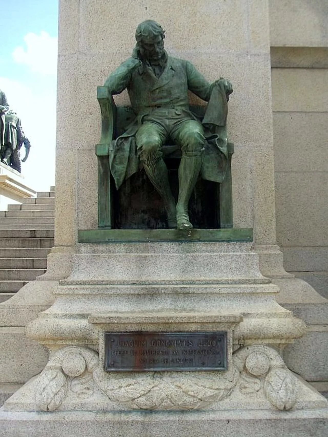 Porträt von Joaquim Gonçalves Ledo (1781–1847) – Gedenkseite