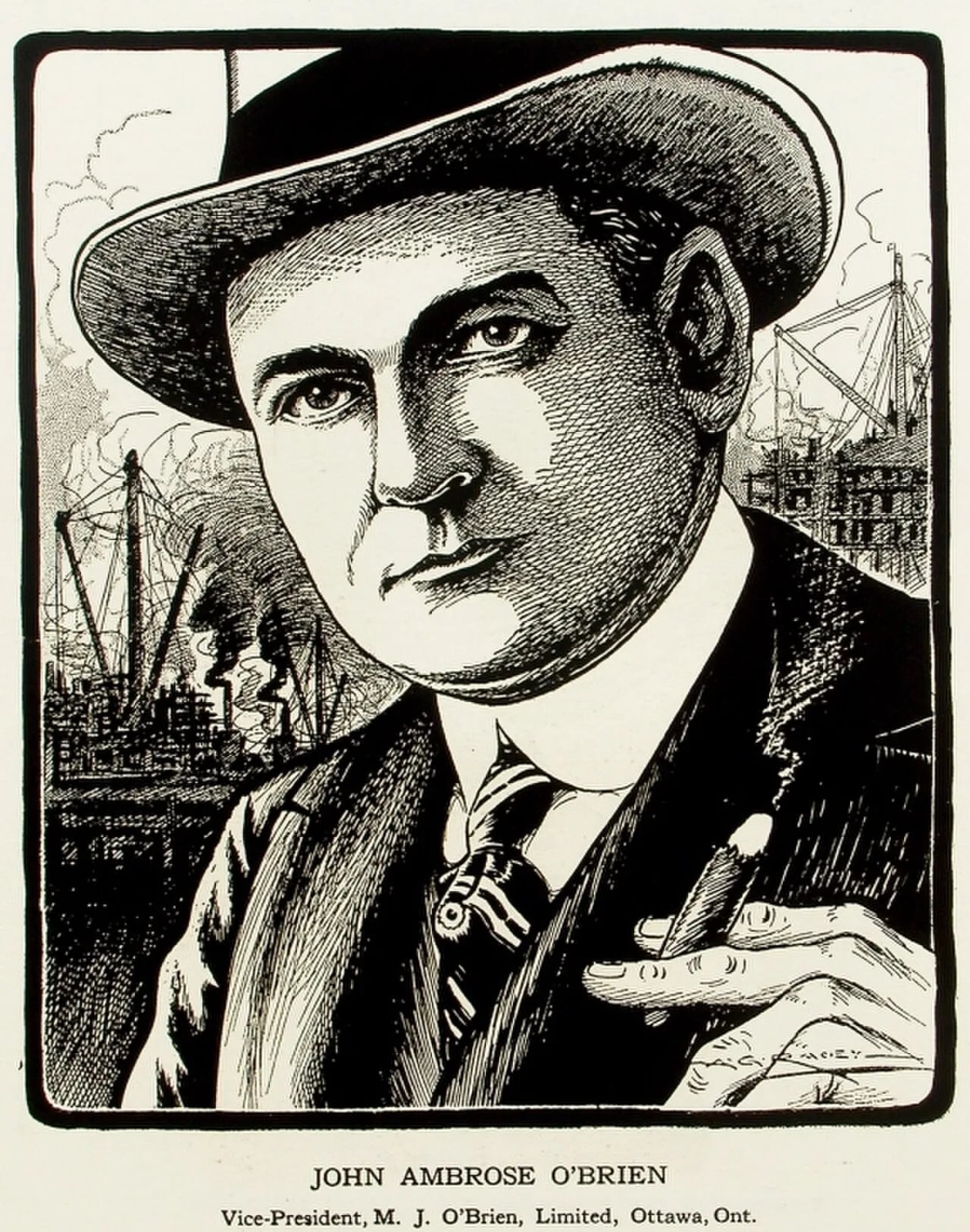 Portrait of John Ambrose O’Brien (1885–1968) – memorial page