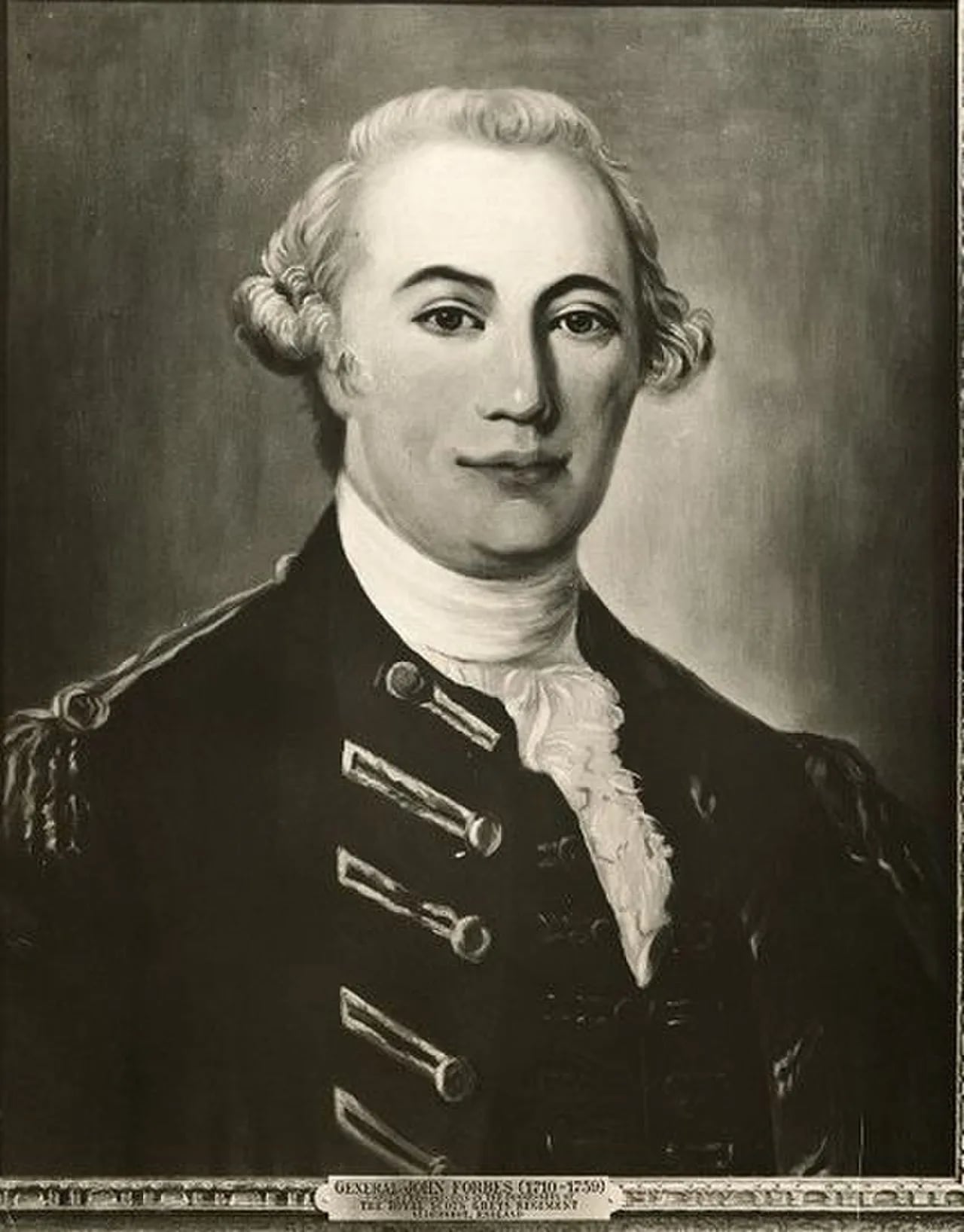 Portrait of John Forbes (1707–1759) – memorial page
