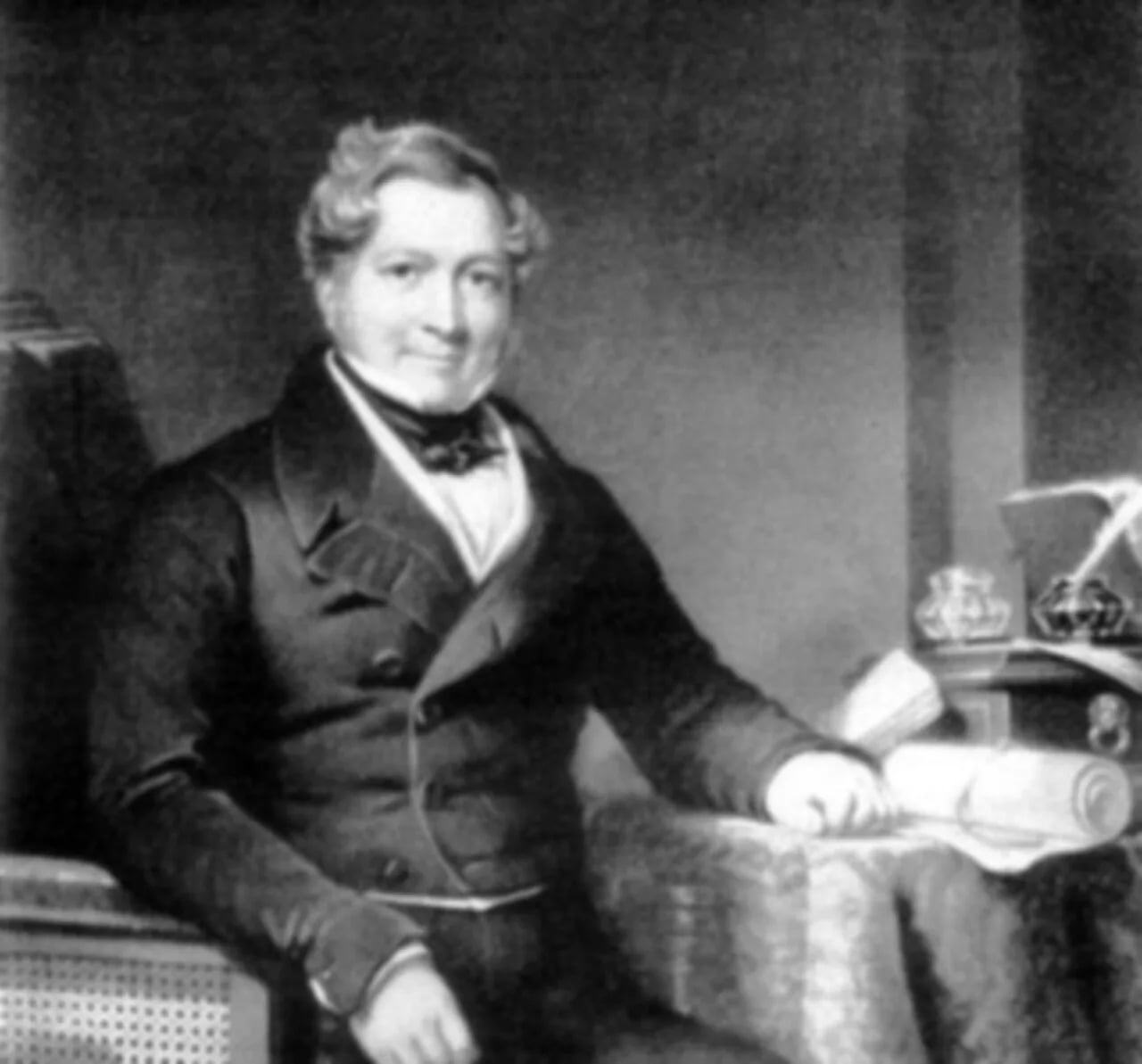 Porträt von John Heathcoat (1783–1861) – Gedenkseite
