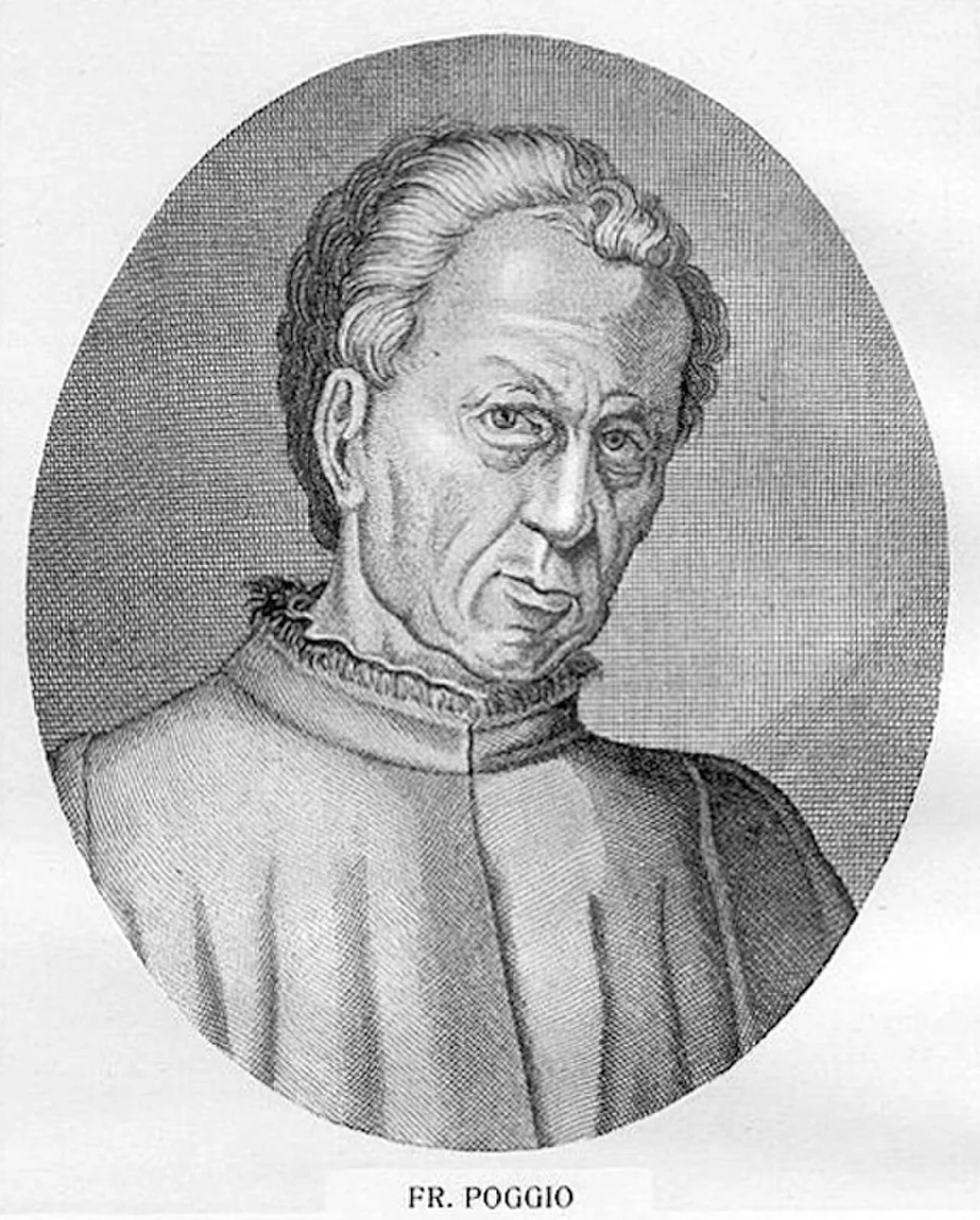 Porträt von Poggio Bracciolini (1380–1459) – Gedenkseite