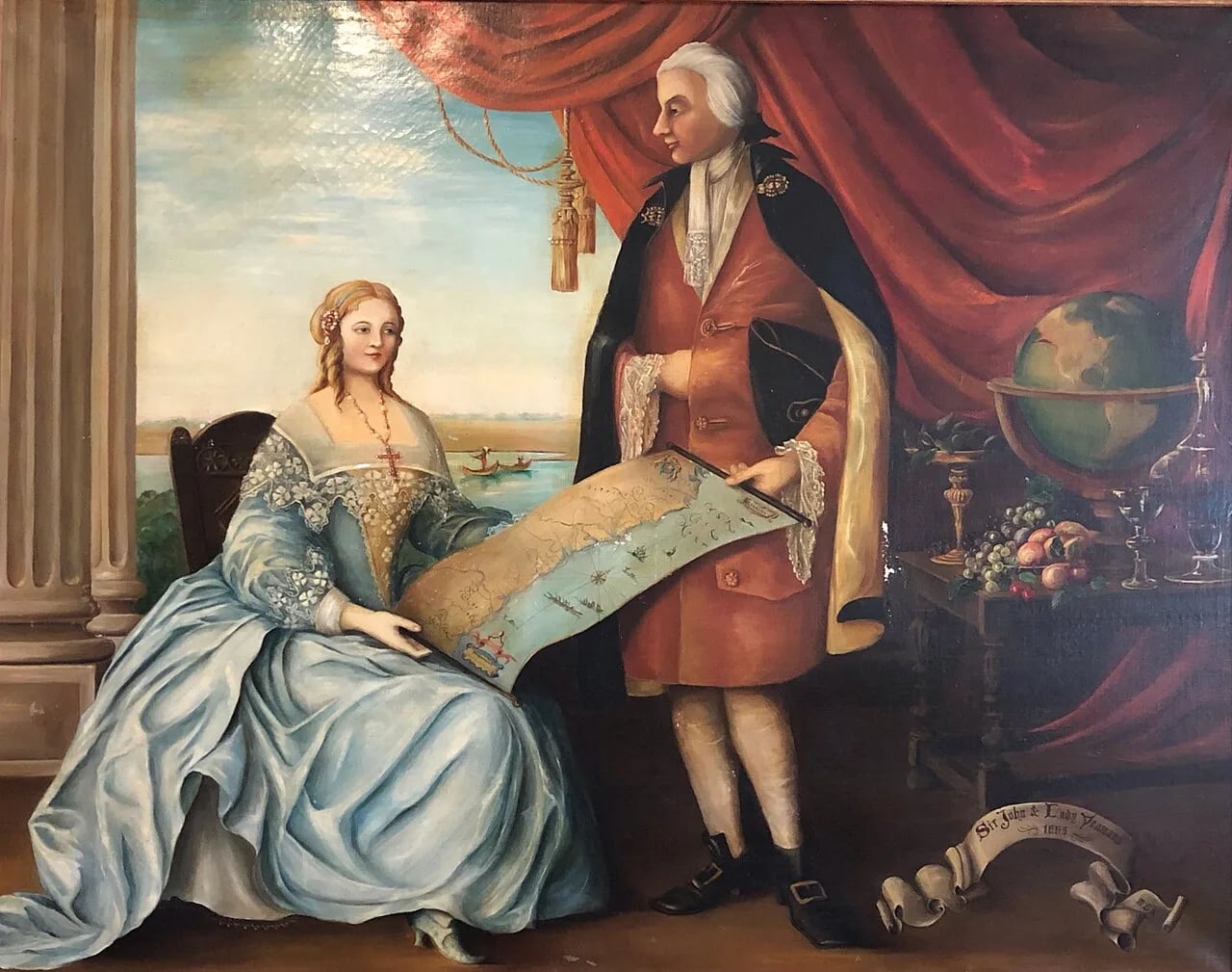 Portrait of John Yeamans (1611–1674) – memorial page