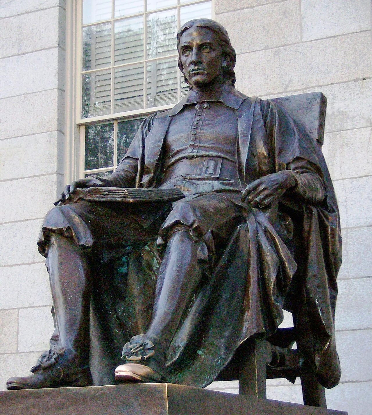 Porträt von John Harvard (1607–1638) – Gedenkseite