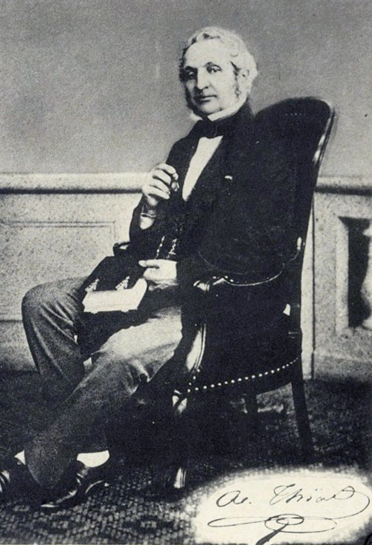 Porträt von Joseph-Adolphe Thiac (1800–1865) – Gedenkseite