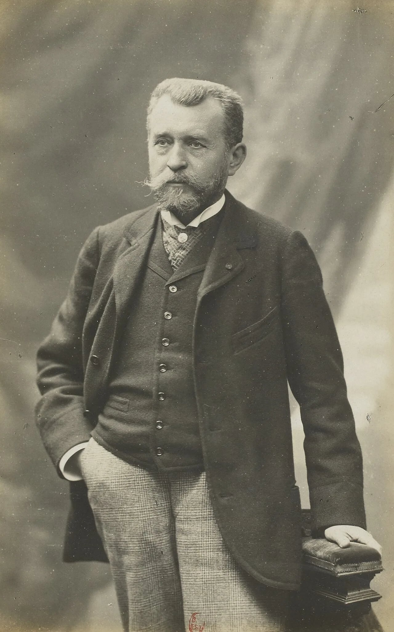 Porträt von Antoine Bouvard (1840–1920) – Gedenkseite