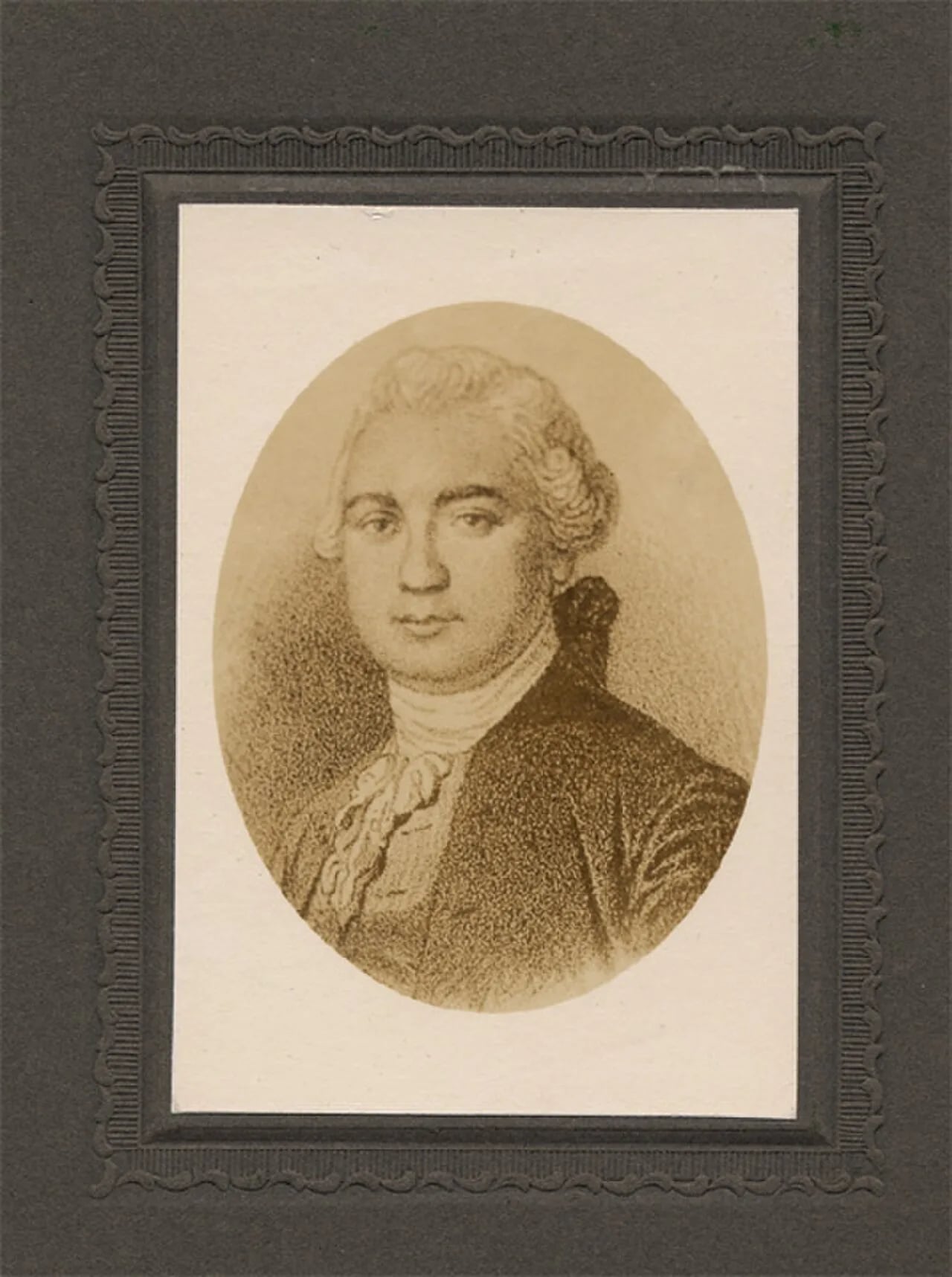 Porträt von Joseph-Dominique-Emmanuel Le Moyne de Longueuil (1738–1807) – Gedenkseite