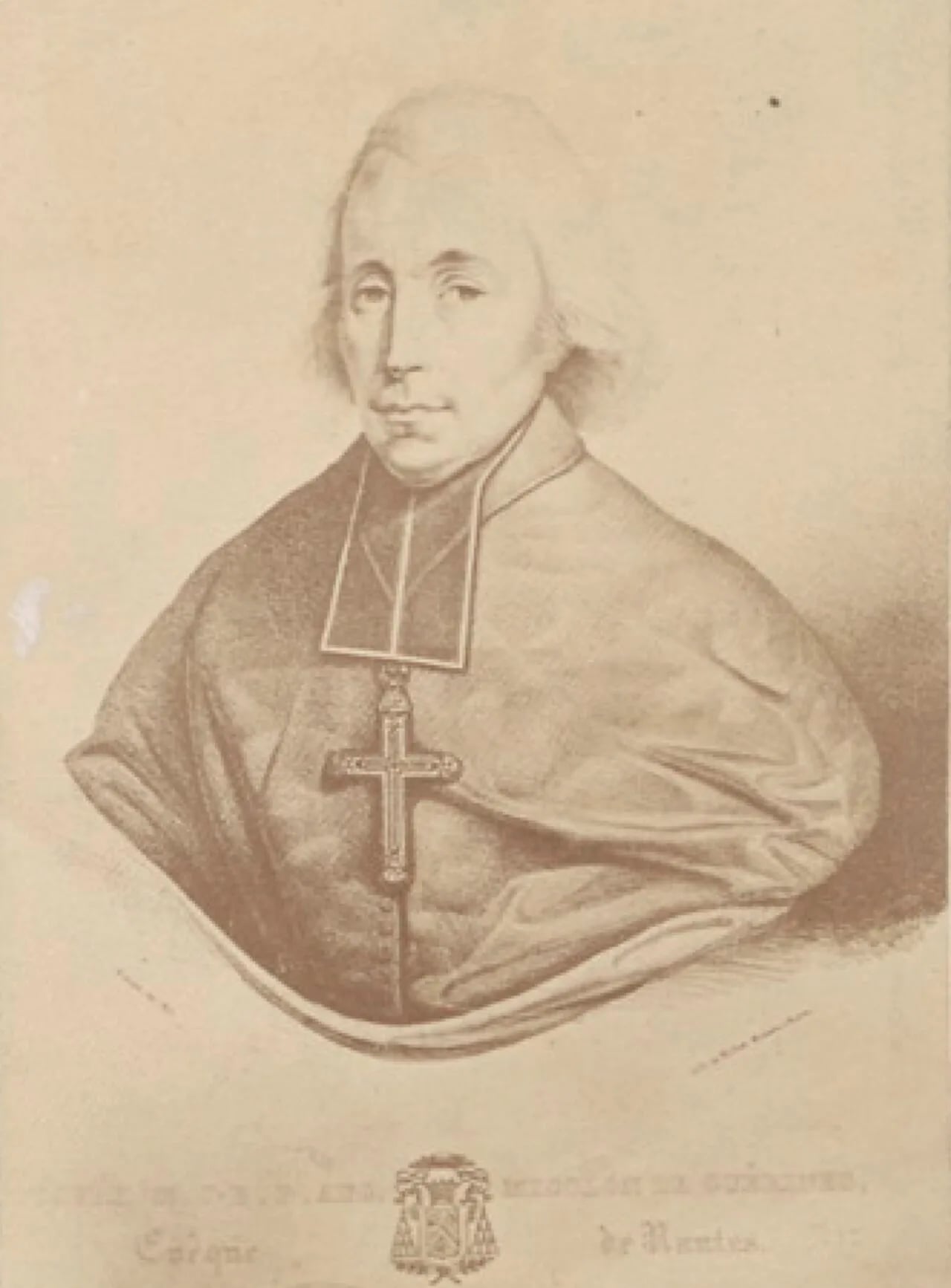 Porträt von Joseph Michel Jean-Baptiste Micolon de Guérines (1760–1838) – Gedenkseite