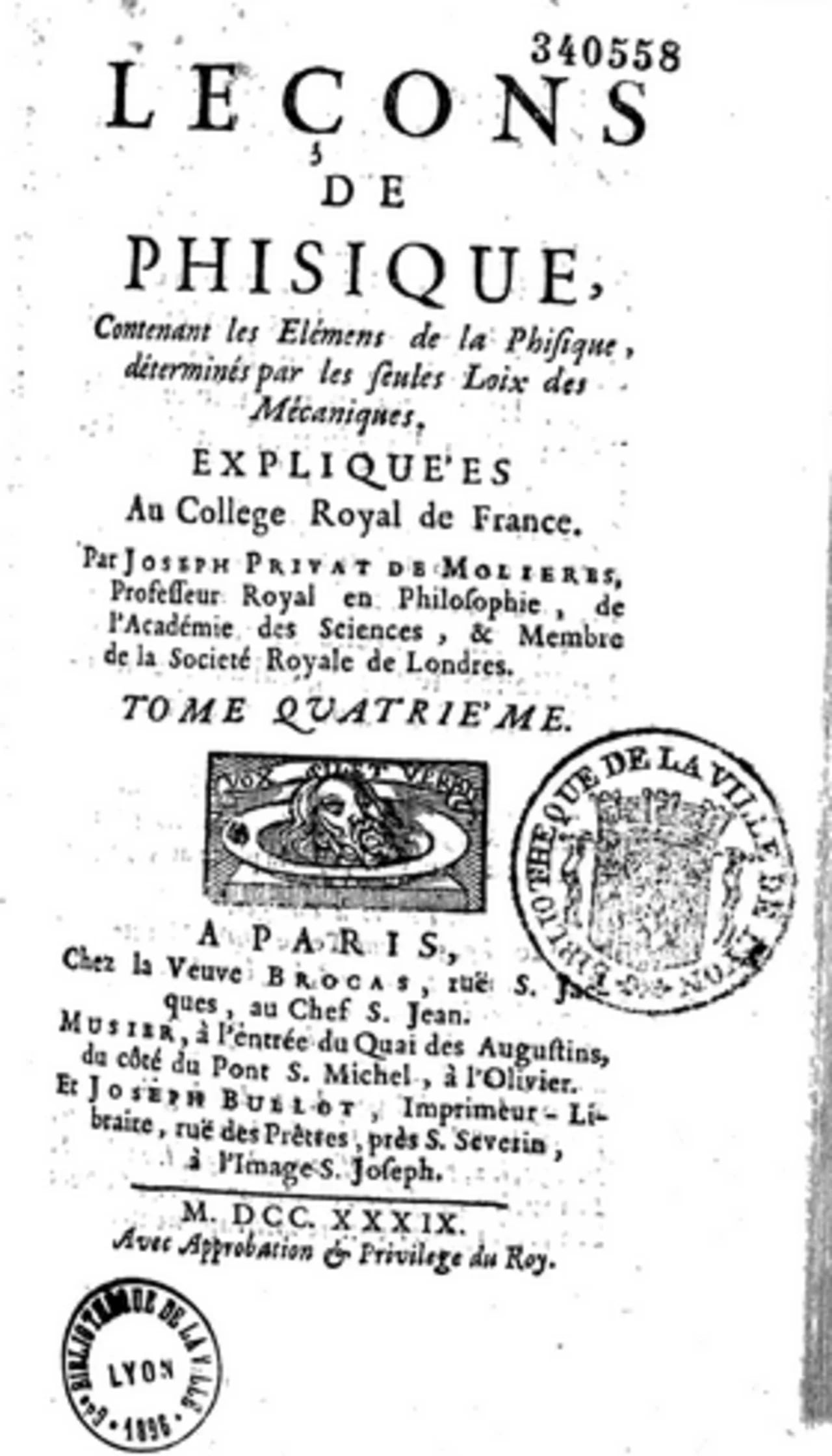 Portrait of Joseph Privat de Molières (1676–1742) – memorial page