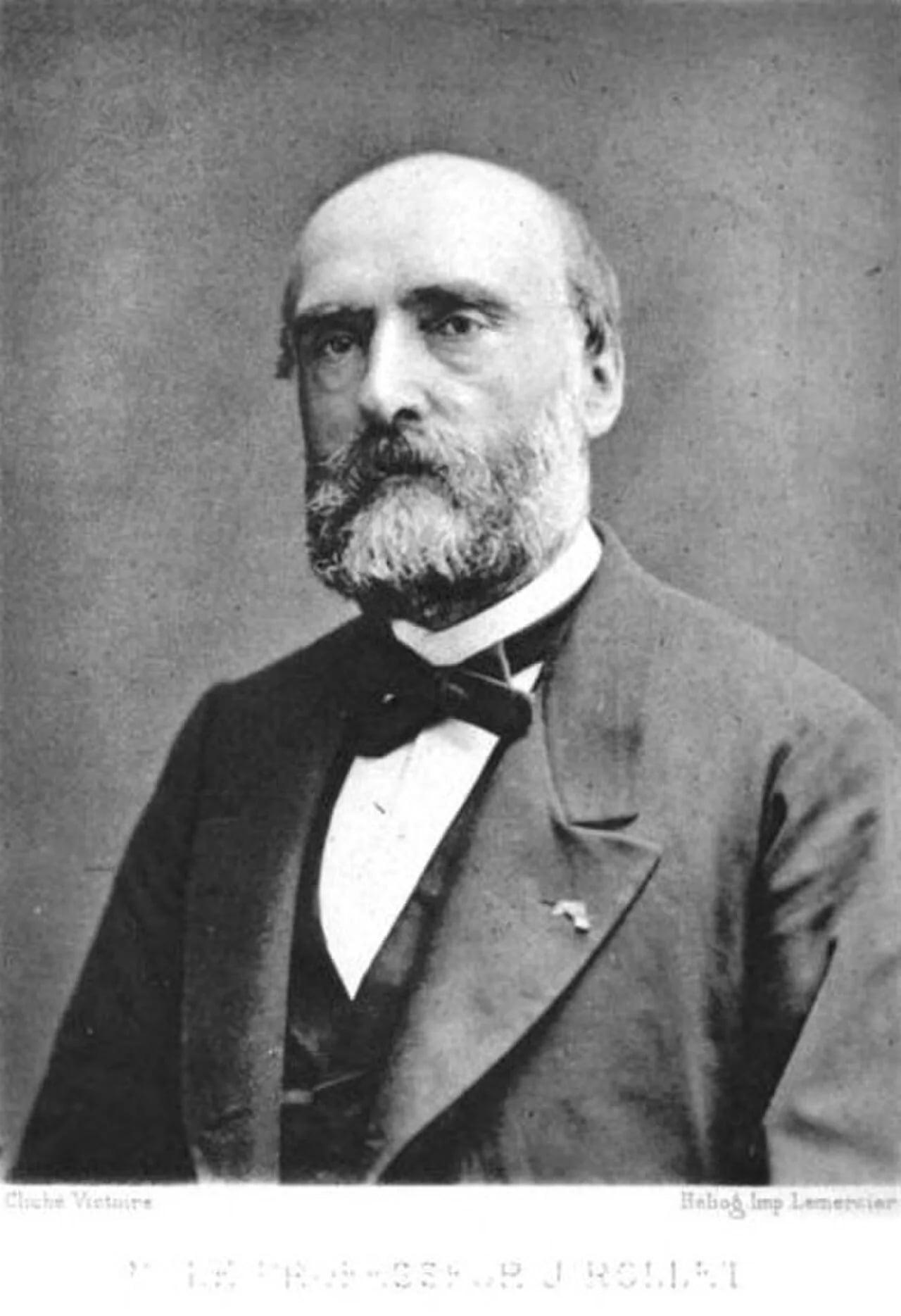 Porträt von Joseph Rollet (1824–1894) – Gedenkseite