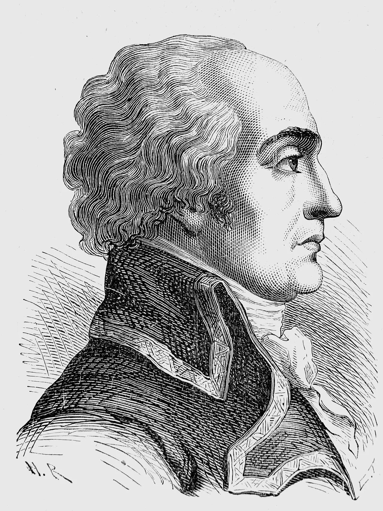 Porträt von Joseph Marie Servan de Gerbey (1741–1808) – Gedenkseite