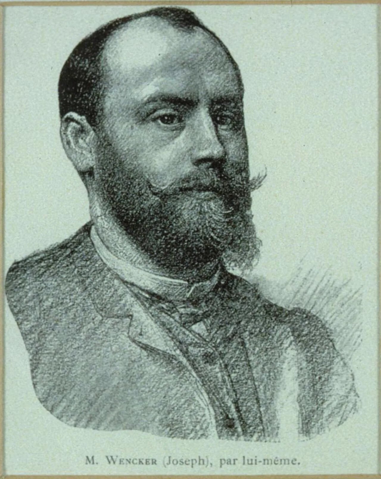 Portrait of Joseph Wencker (1848–1919) – memorial page