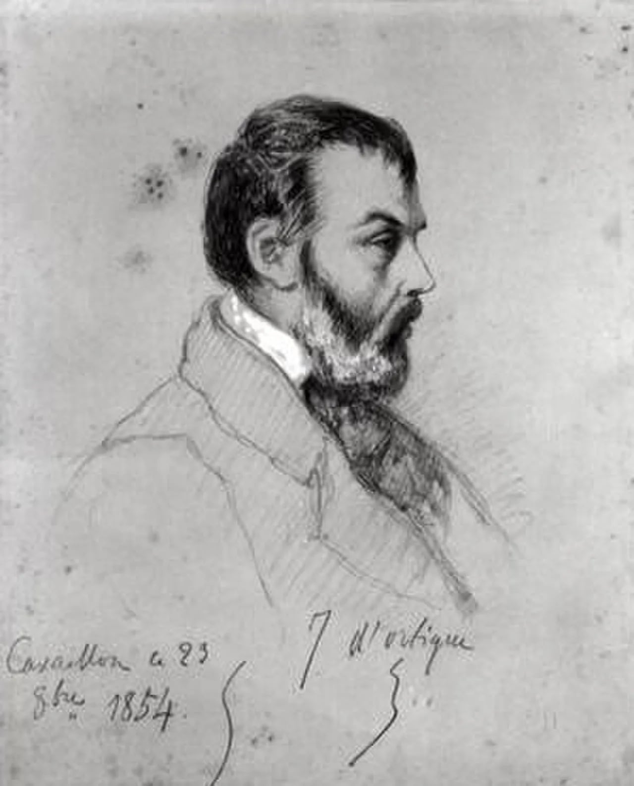 Portrait of Joseph Ortigue (1802–1866) – memorial page