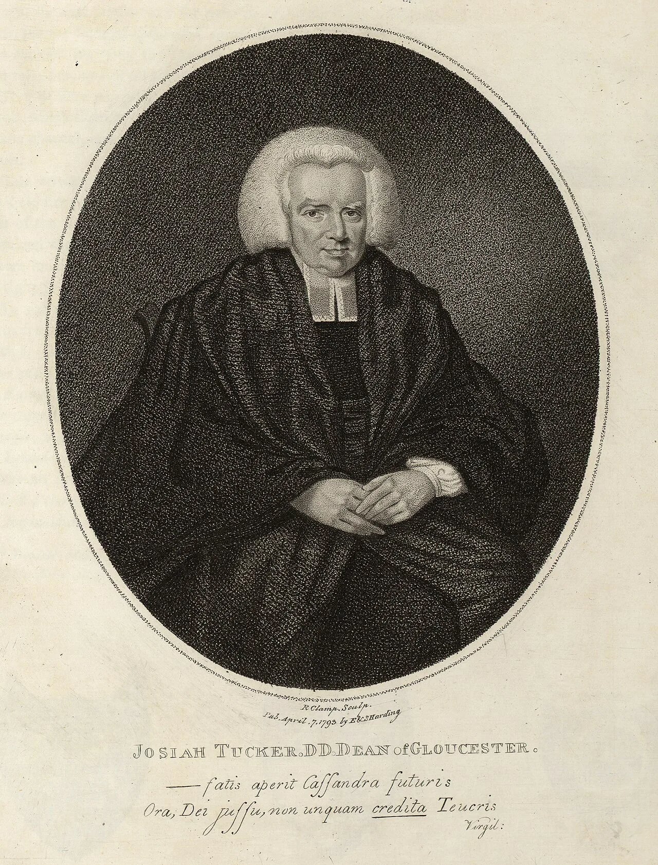 Porträt von Josiah Tucker (1713–1799) – Gedenkseite